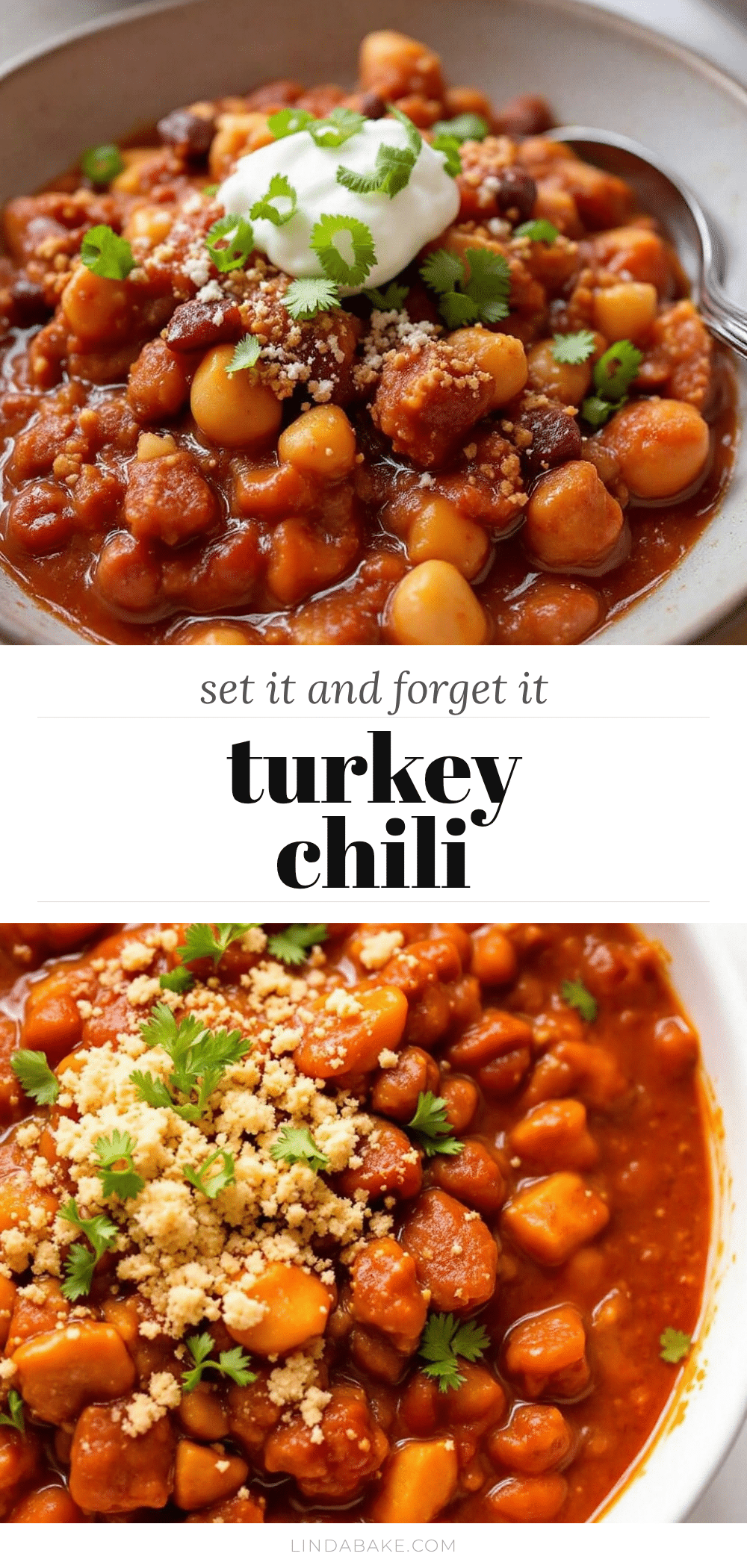 3 ingredient slow cooker turkey chili recipe