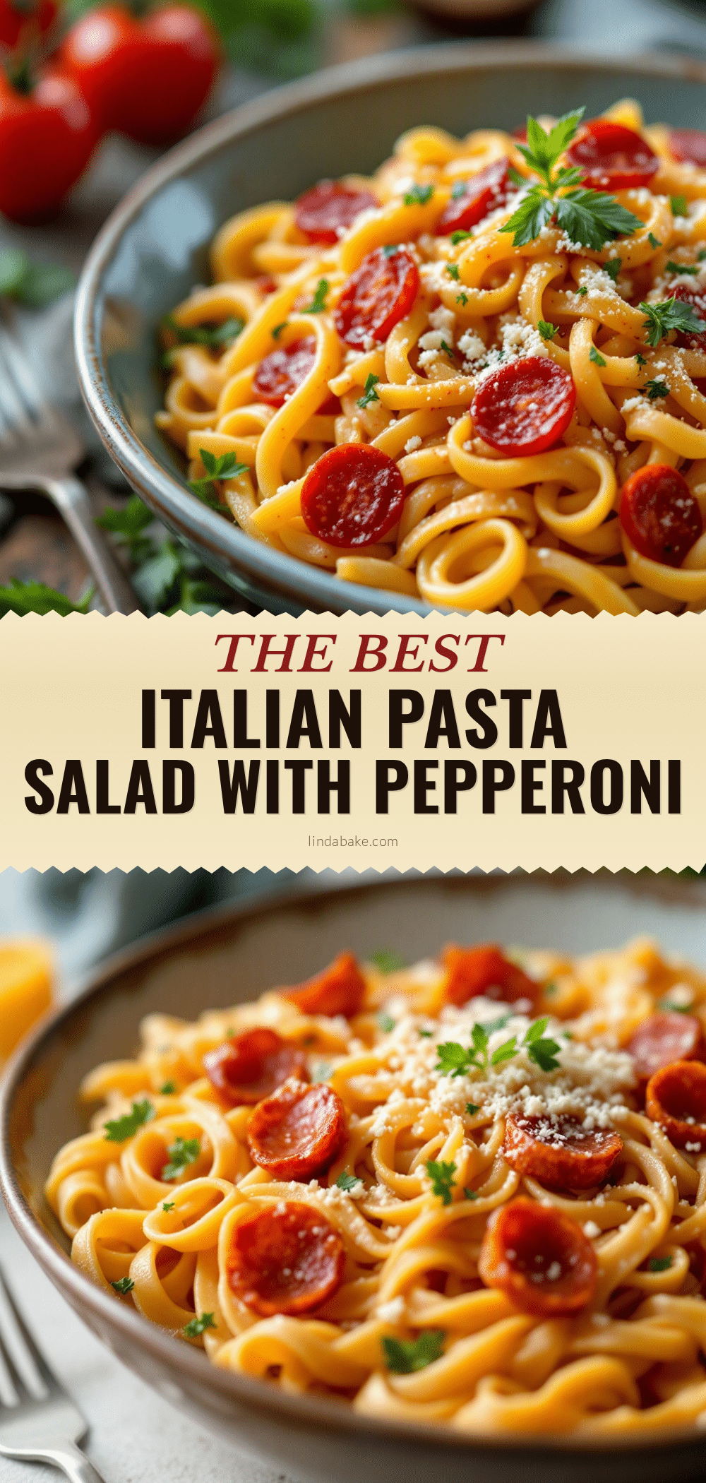best italian pasta salad with pepperoni recipe