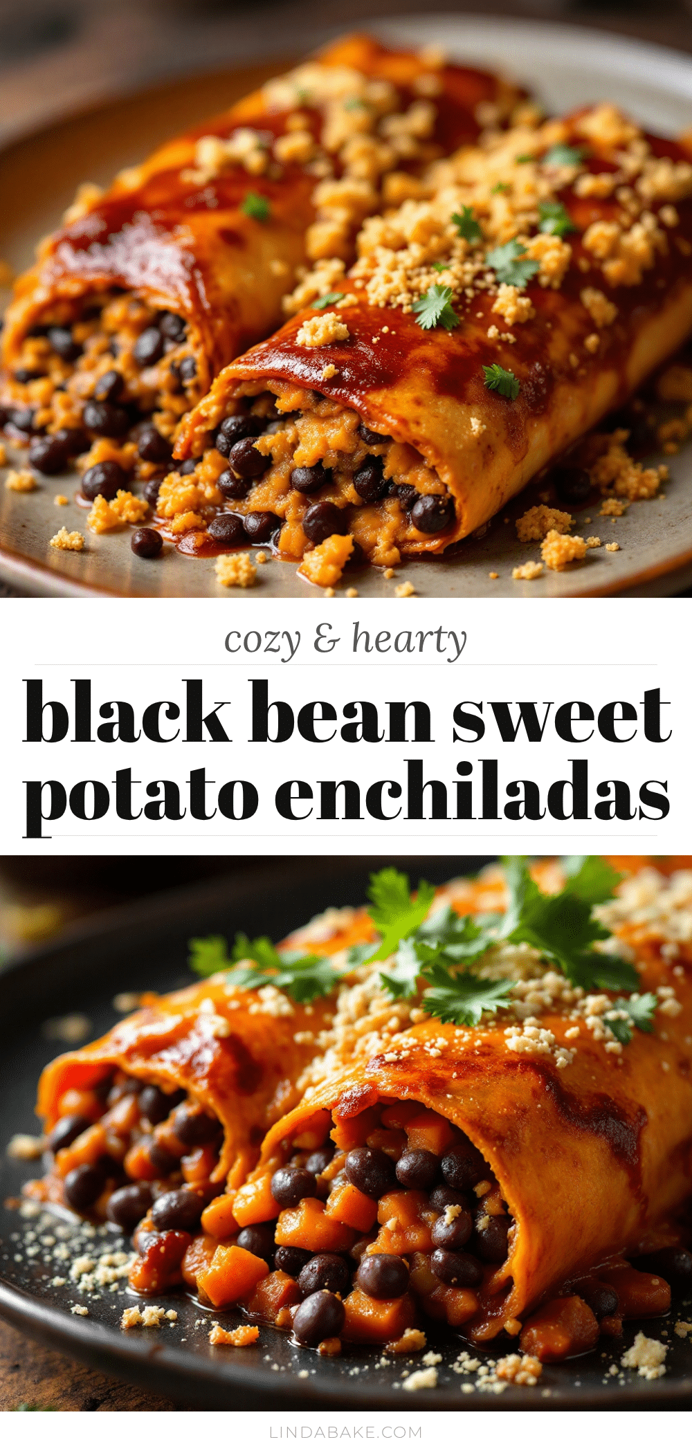black bean sweet potato enchiladas recipe