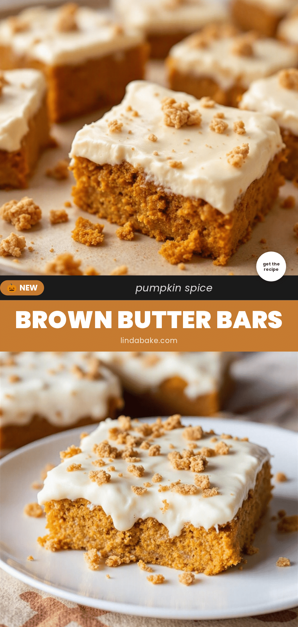 brown butter pumpkin bars recipe