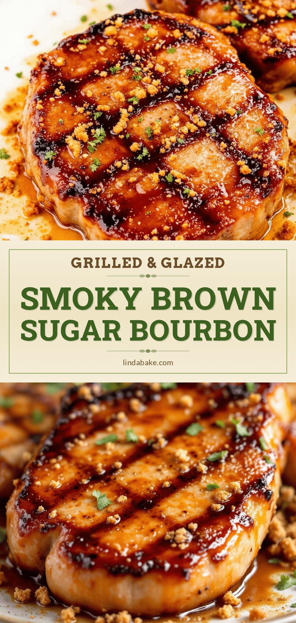 brown sugar bourbon glazed grilled pork chops recipe