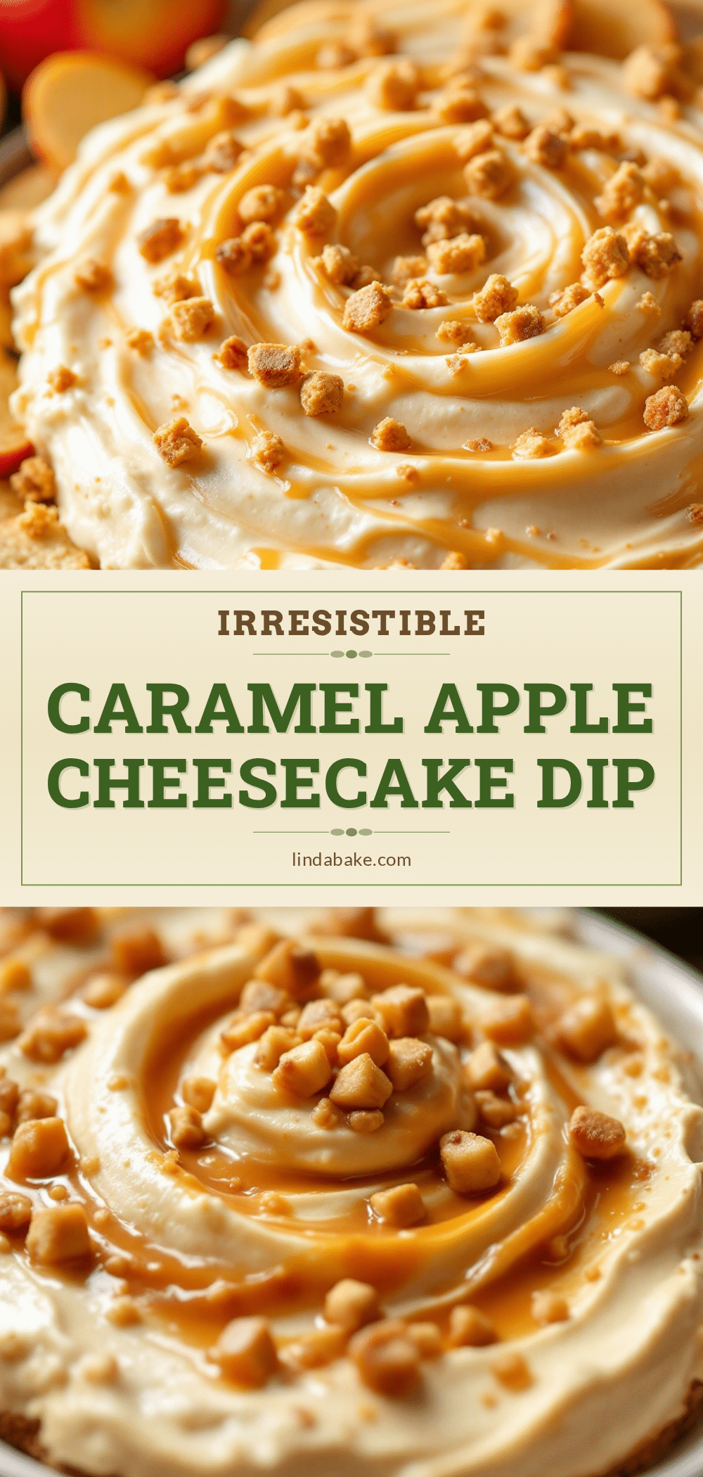 caramel apple cheesecake dip recipe