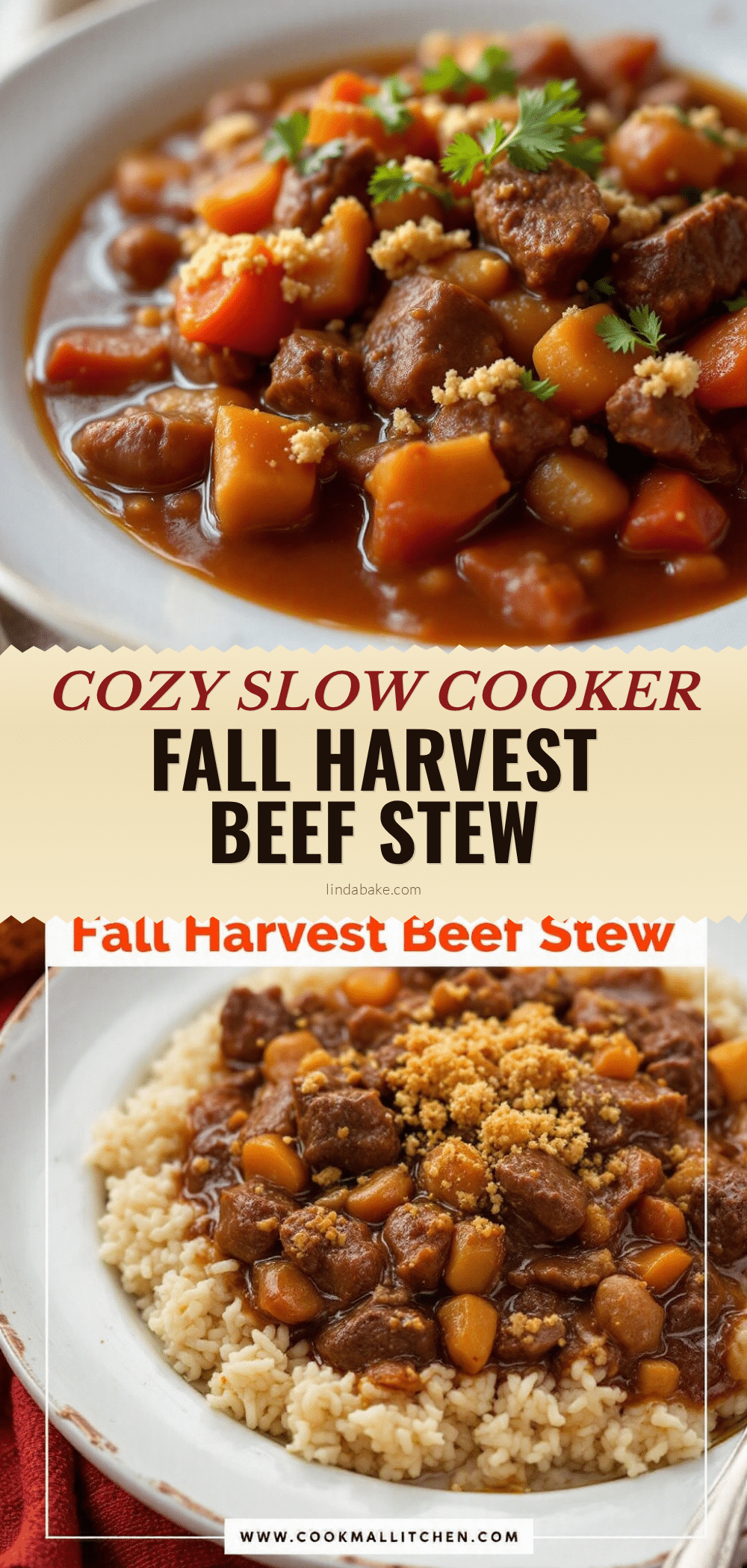 cozy slow cooker fall harvest beef stew recipe