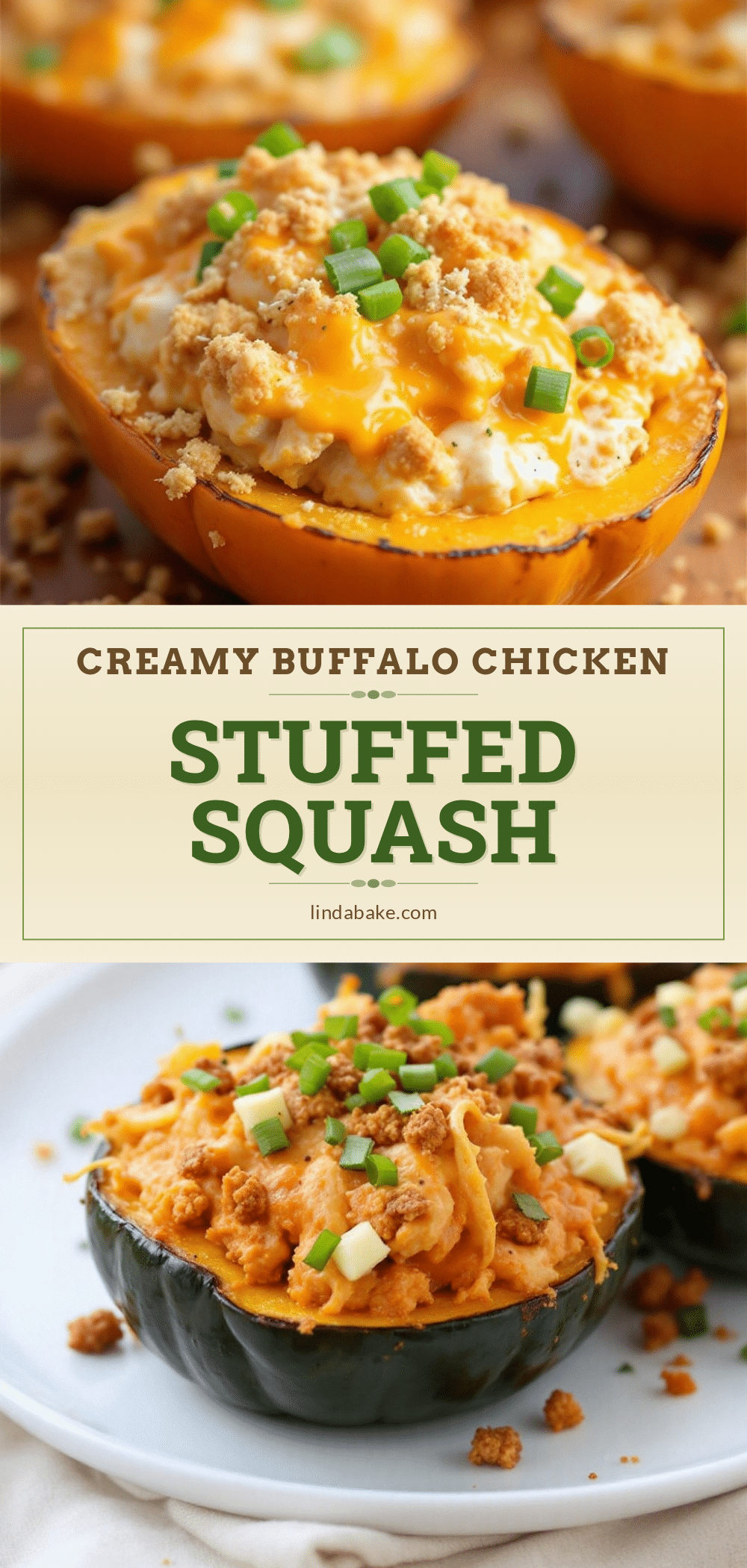 creamy buffalo chicken dip stuffed squash boats recipe