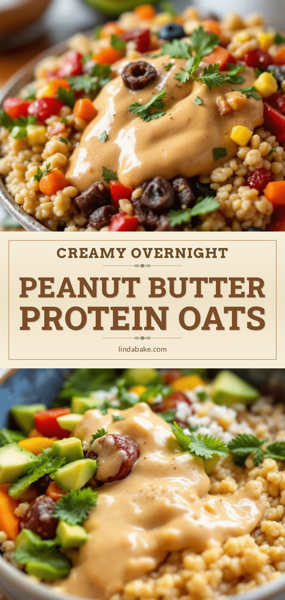 Creamy Overnight Peanut Butter Protein Oats recipe