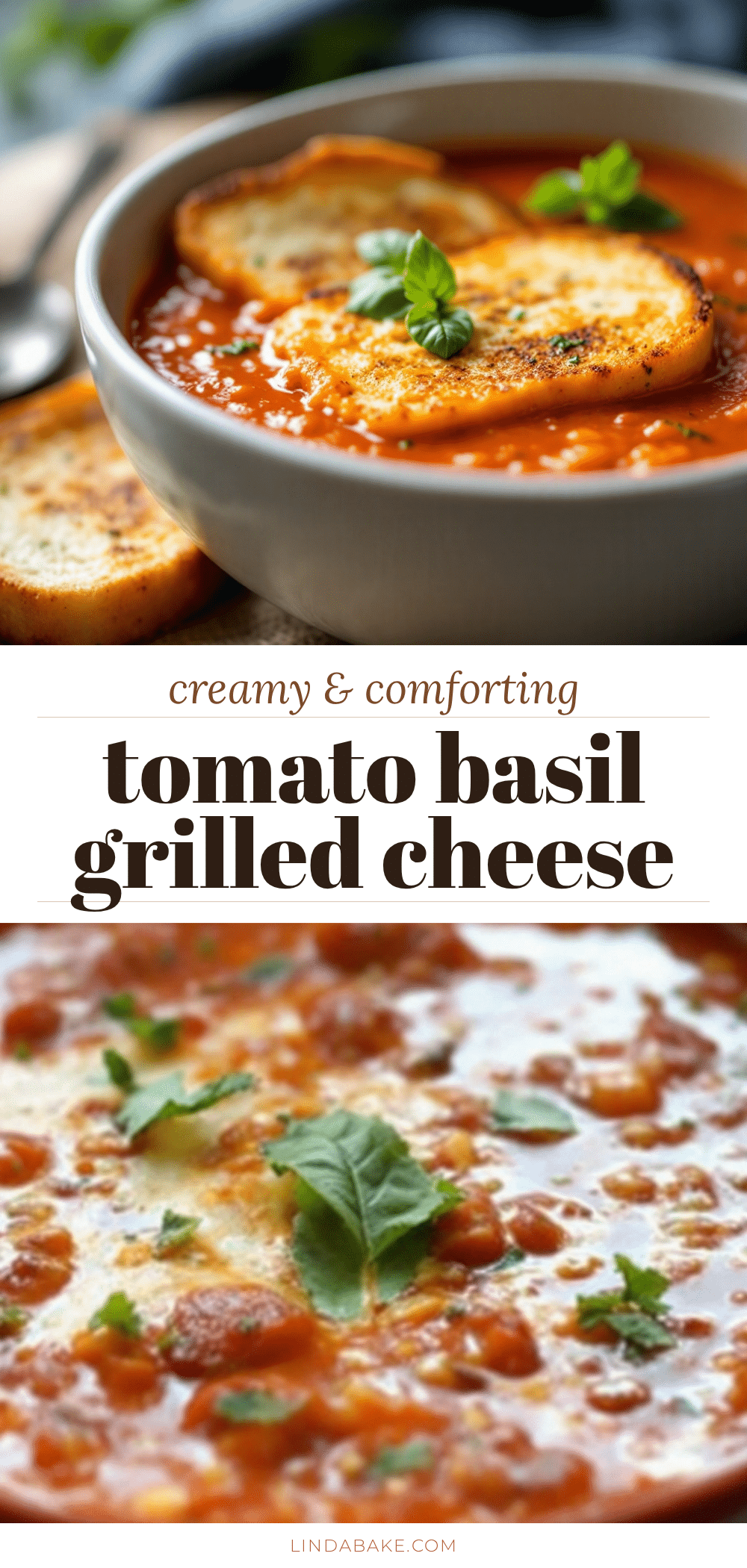 creamy tomato basil soup with grilled cheese recipe