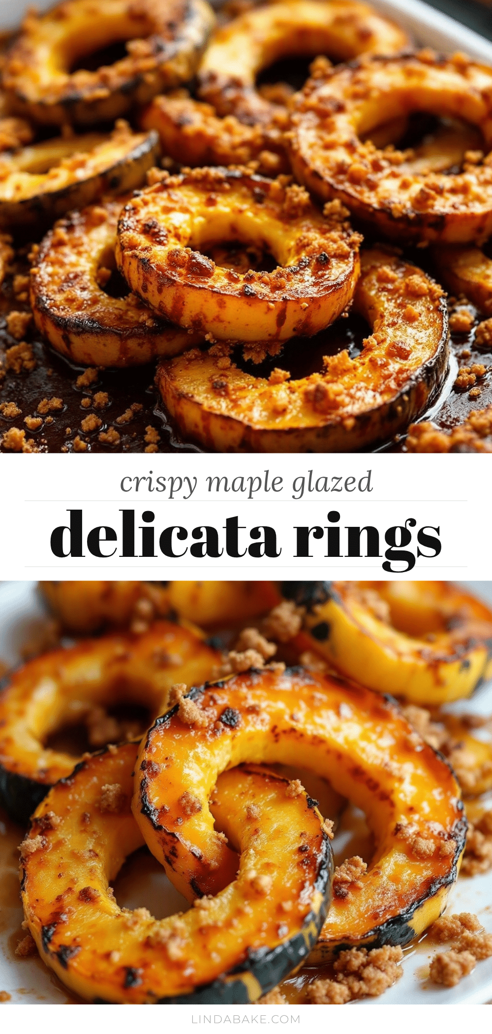 crispy maple glazed delicata squash rings recipe