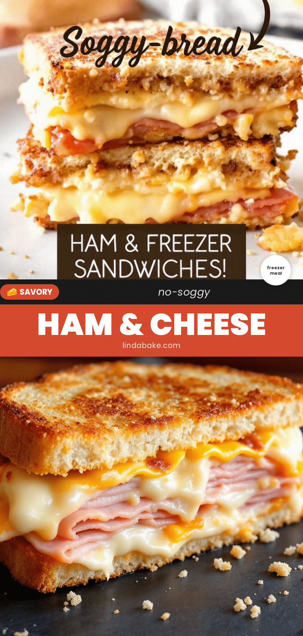 easy no-soggy ham and cheese freezer sandwiches recipe