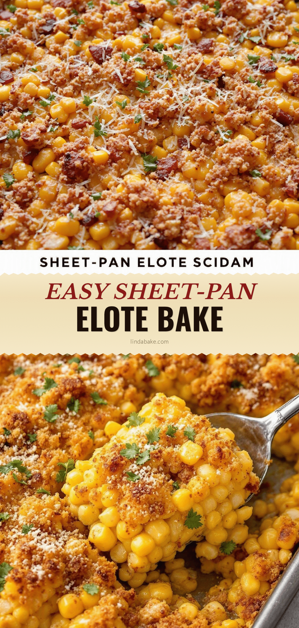 easy sheet-pan elote bake recipe