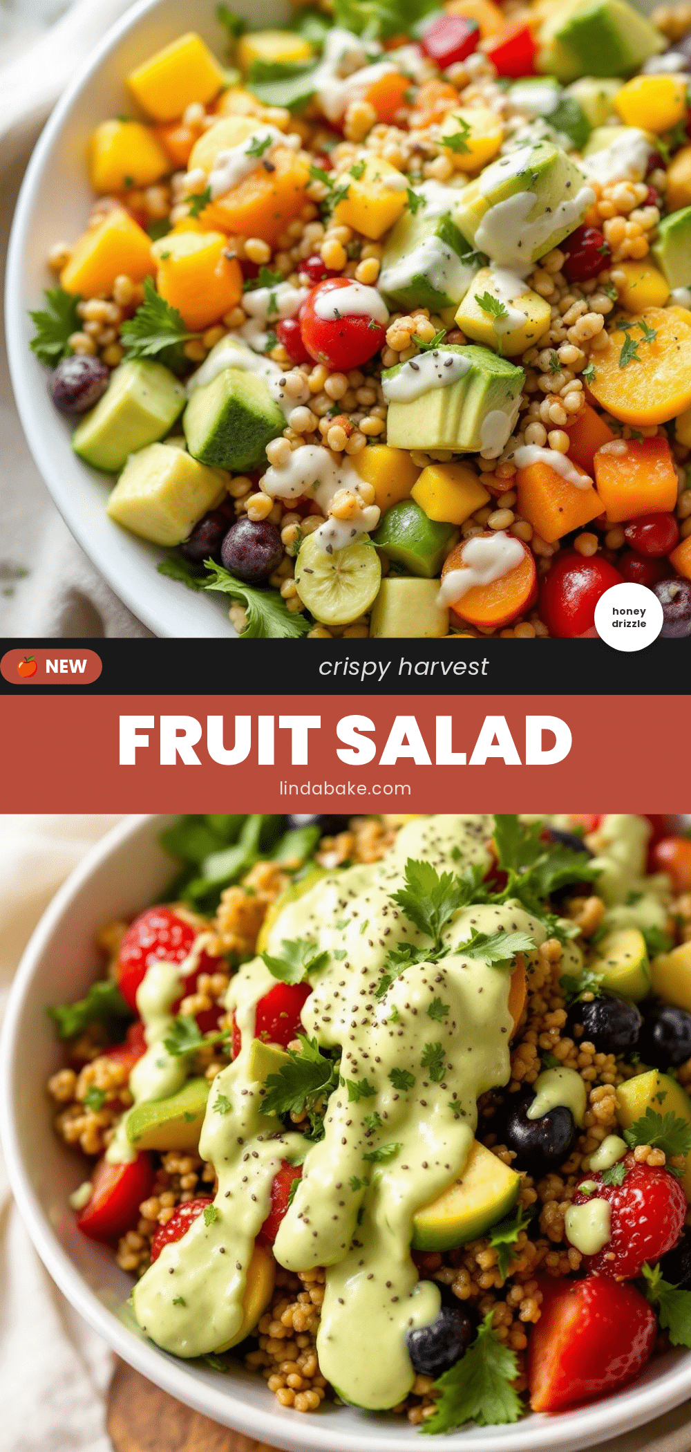 fresh harvest fall fruit salad with honey poppy seed dressing recipe