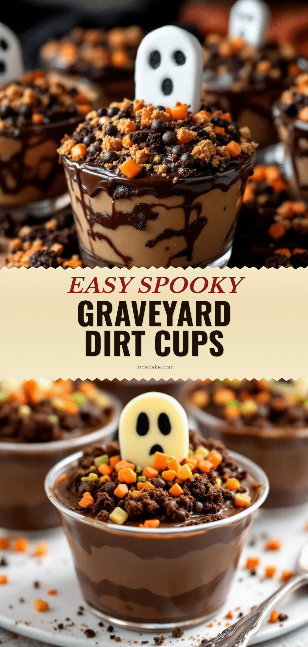 graveyard dirt pudding cups recipe