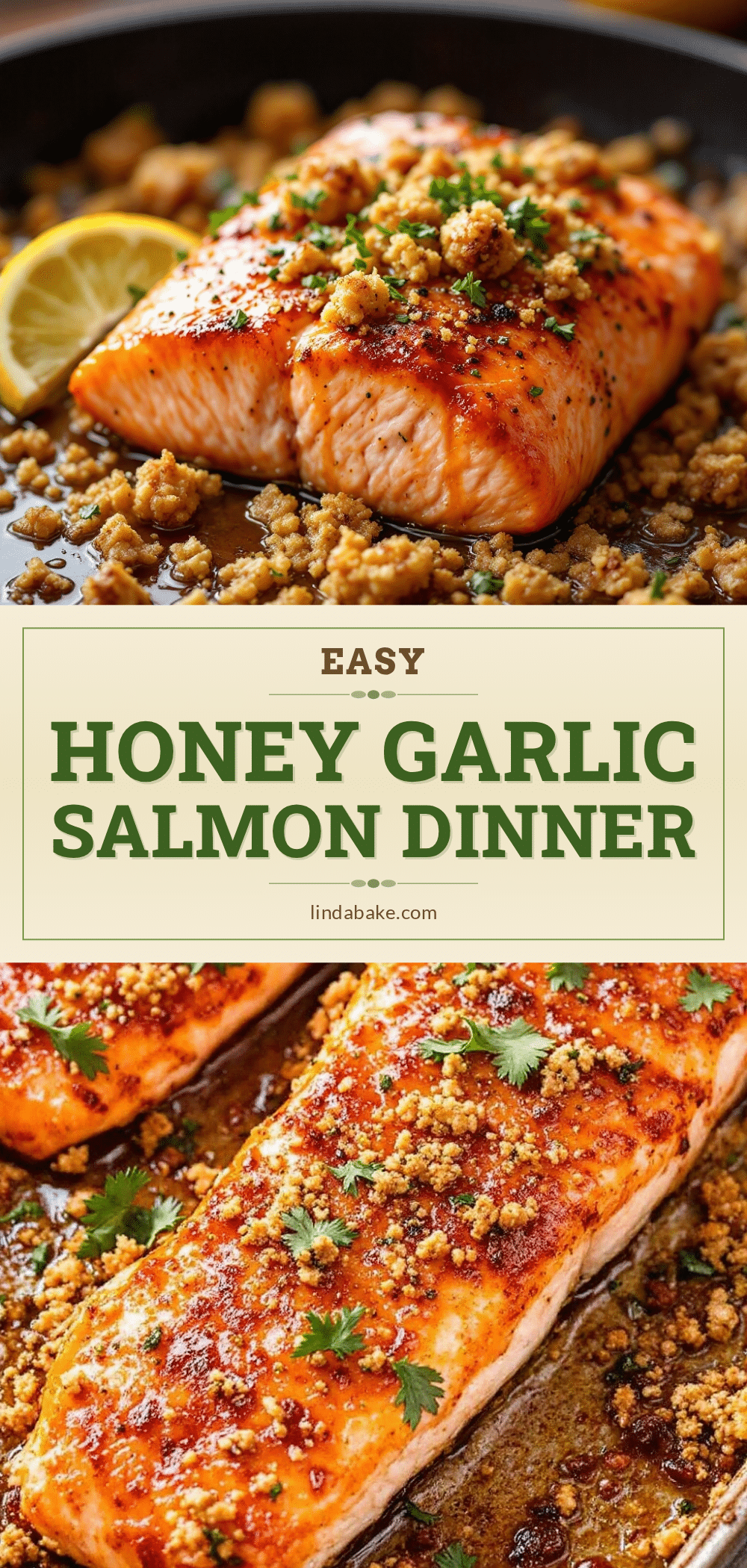 honey garlic salmon sheet pan dinner recipe