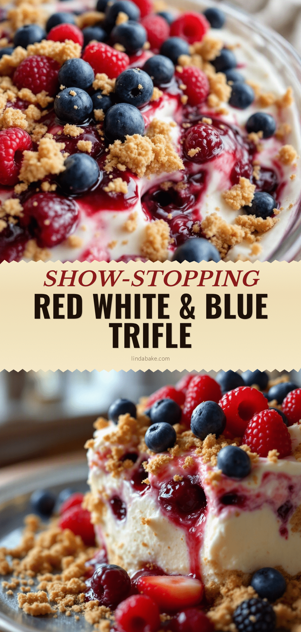 Labor Day berry trifle recipe