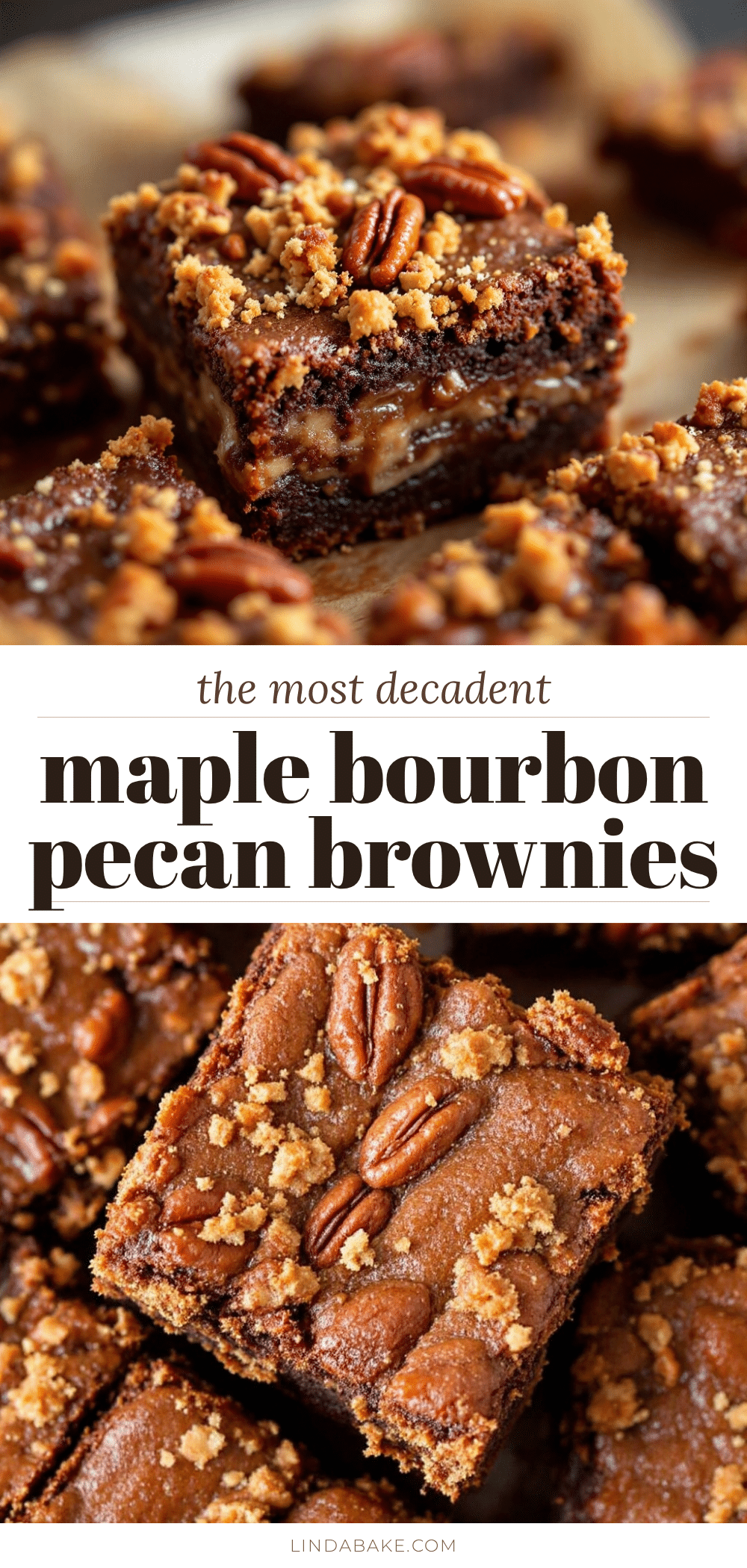 maple bourbon pecan pie brownies recipe
