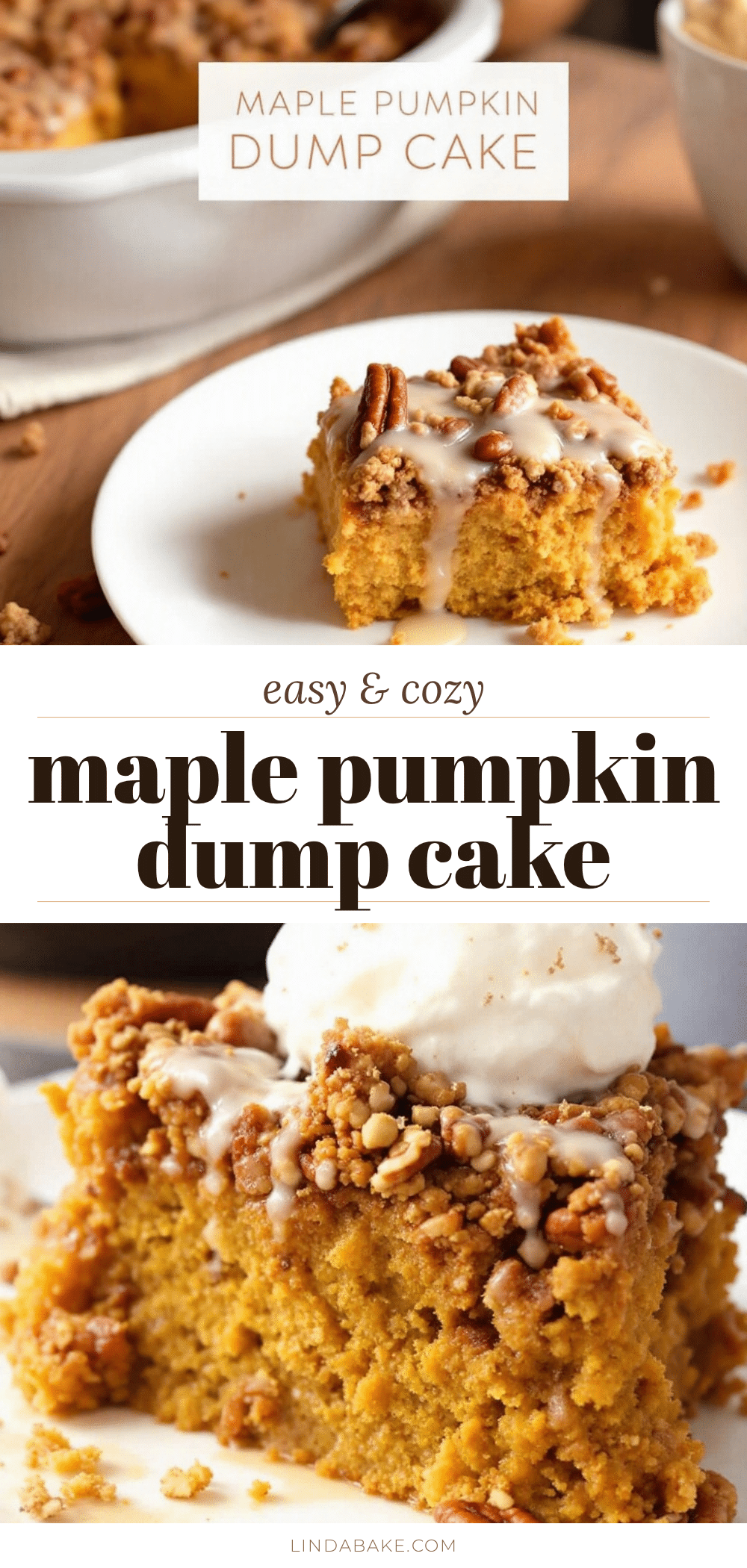 maple pumpkin dump cake recipe