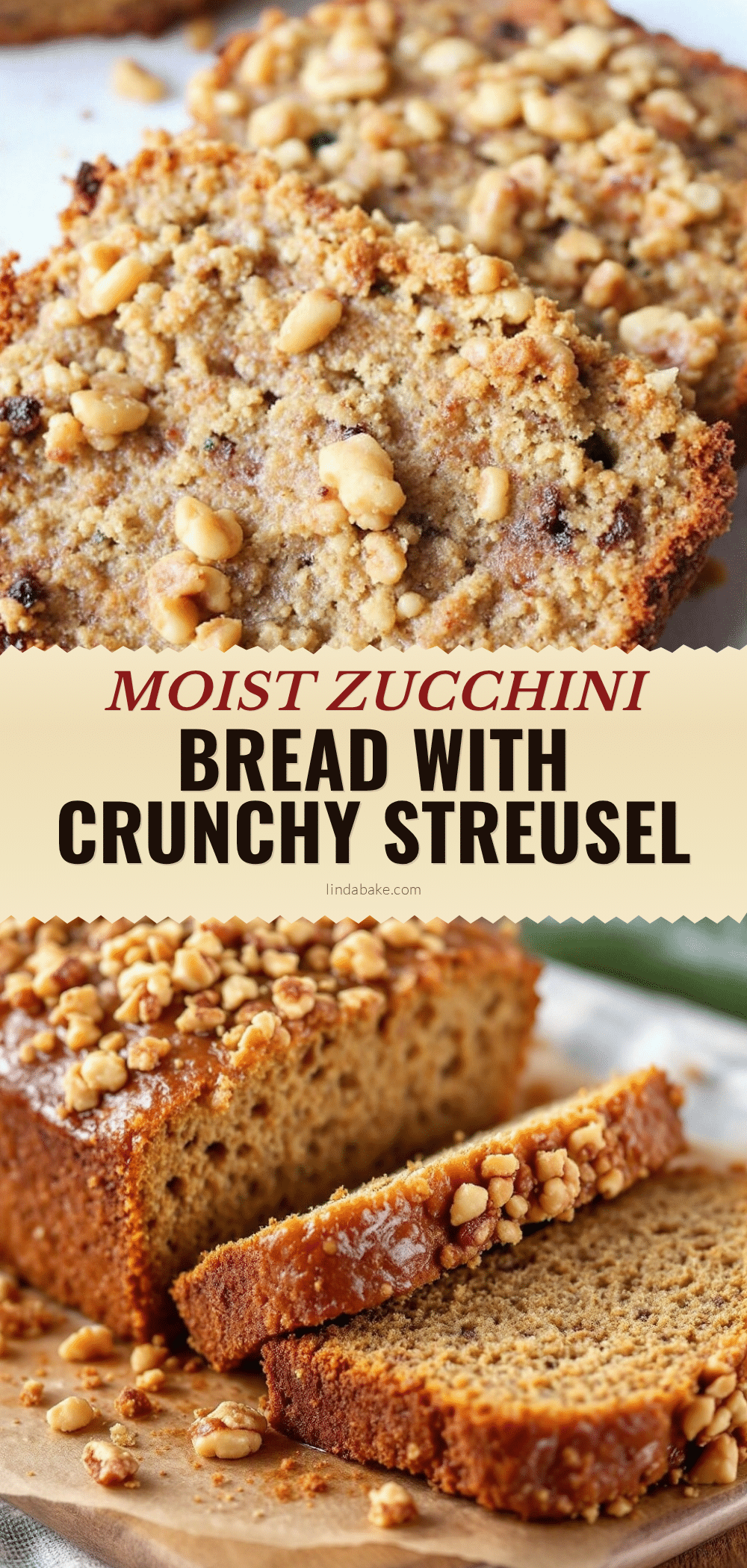 moist zucchini bread with cinnamon streusel recipe