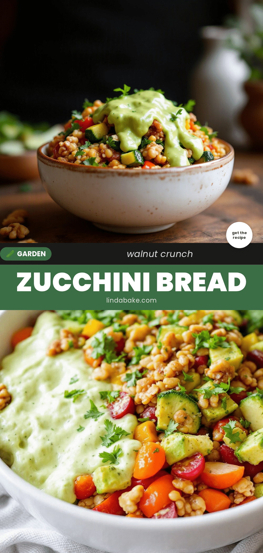 moist zucchini bread with walnuts recipe