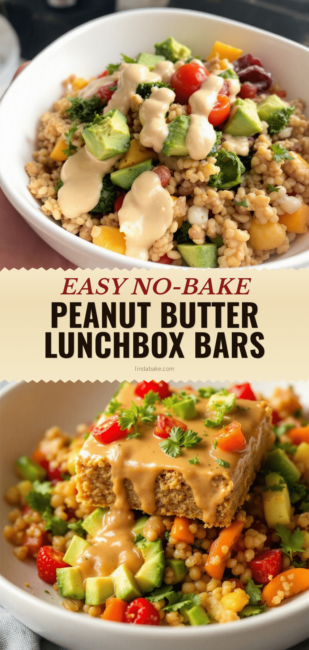 no-bake peanut butter bars recipe