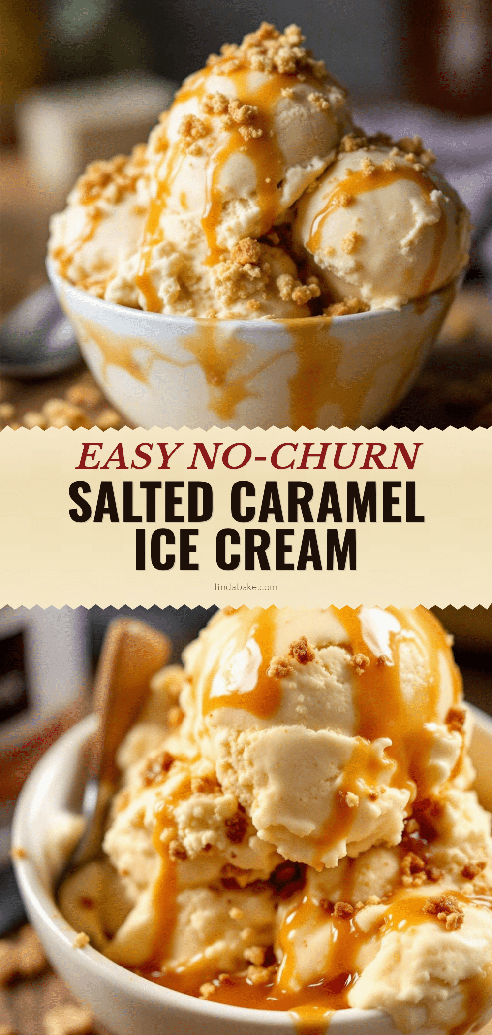 no-churn salted caramel ice cream recipe