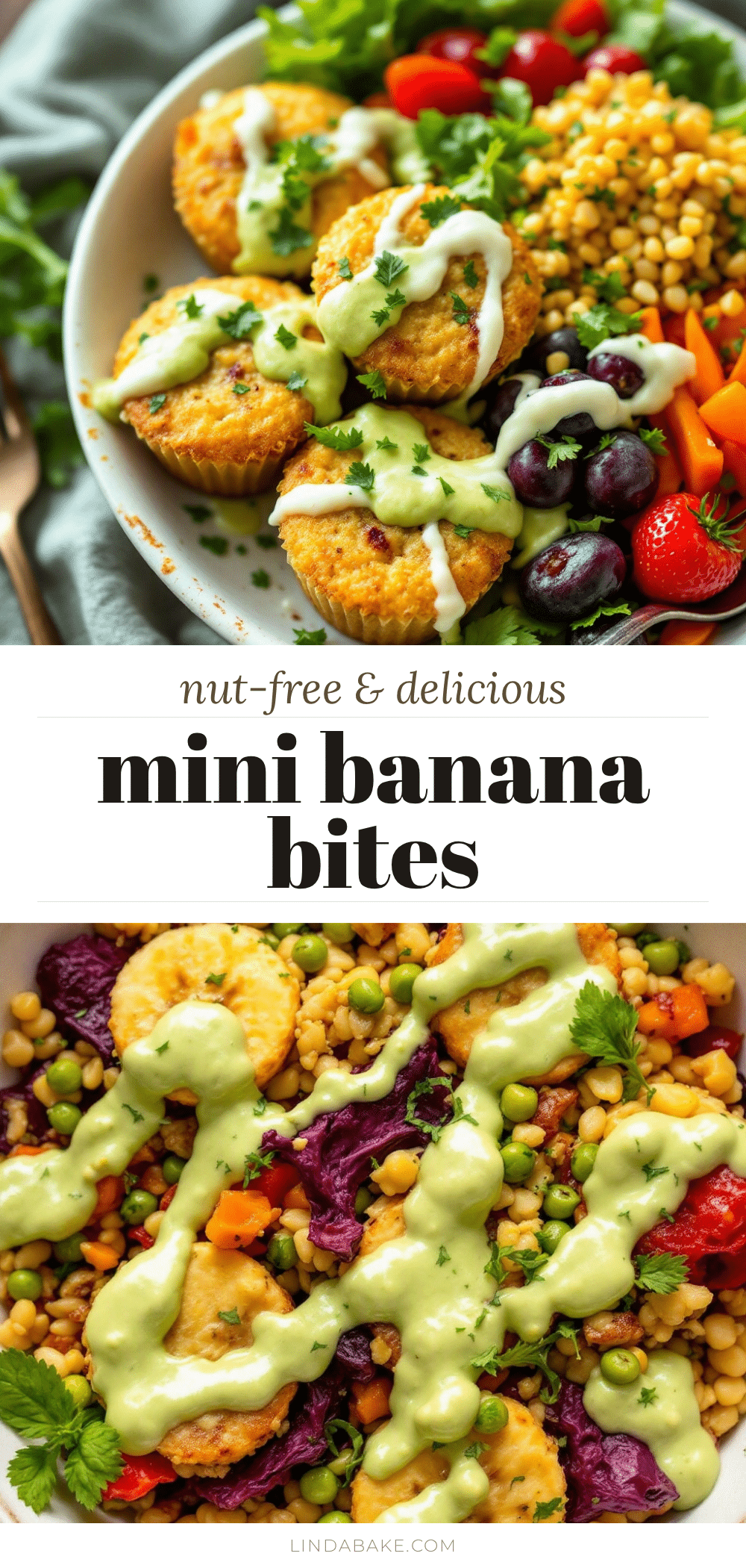 nut-free banana muffin bites recipe