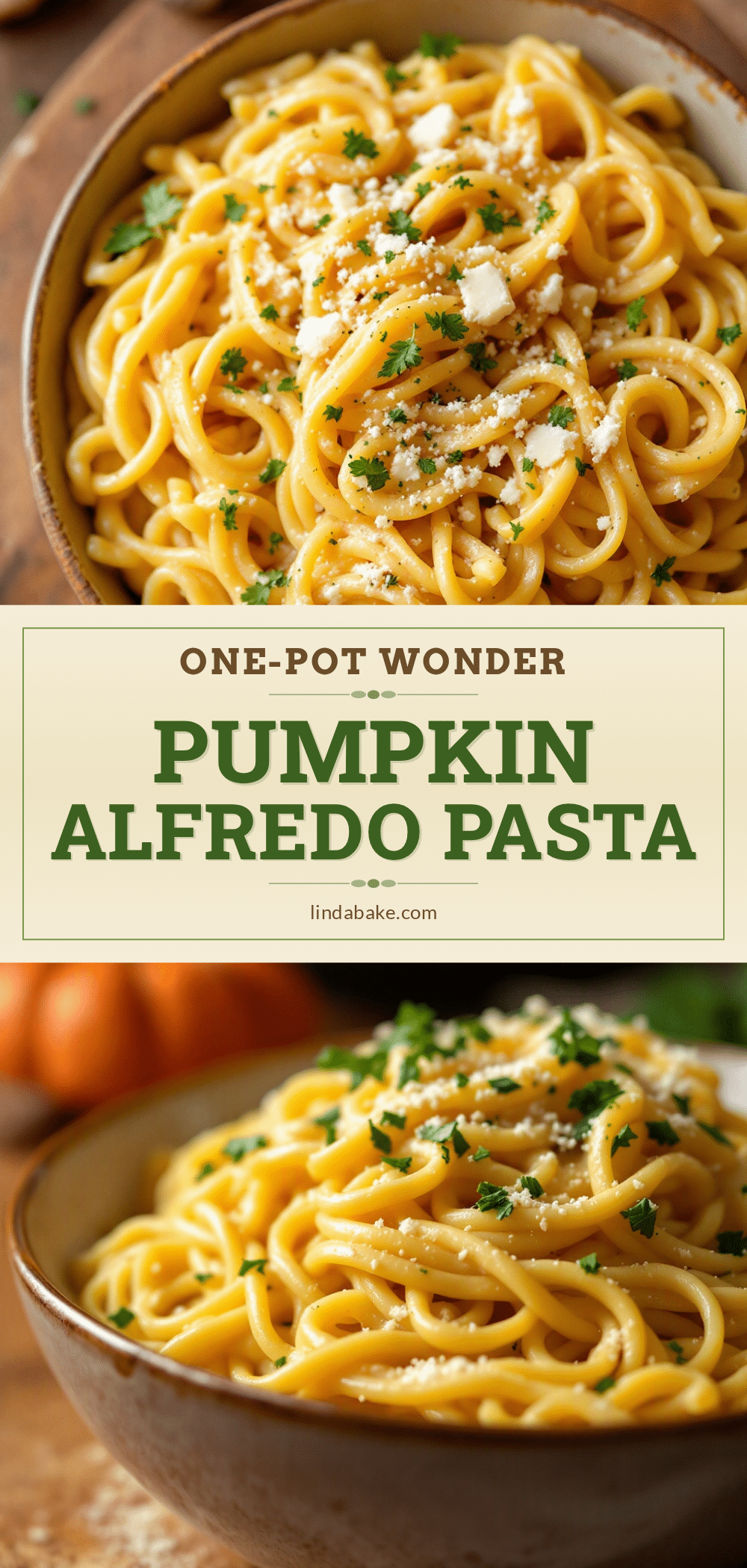 one-pot pumpkin alfredo recipe