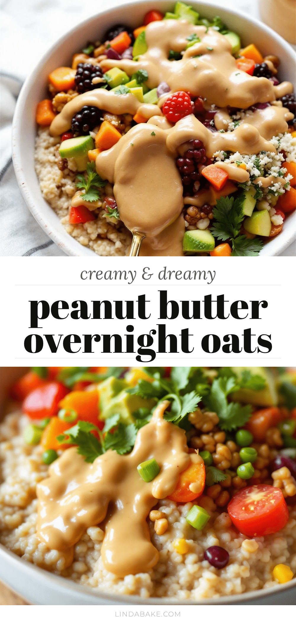 peanut butter protein overnight oats recipe