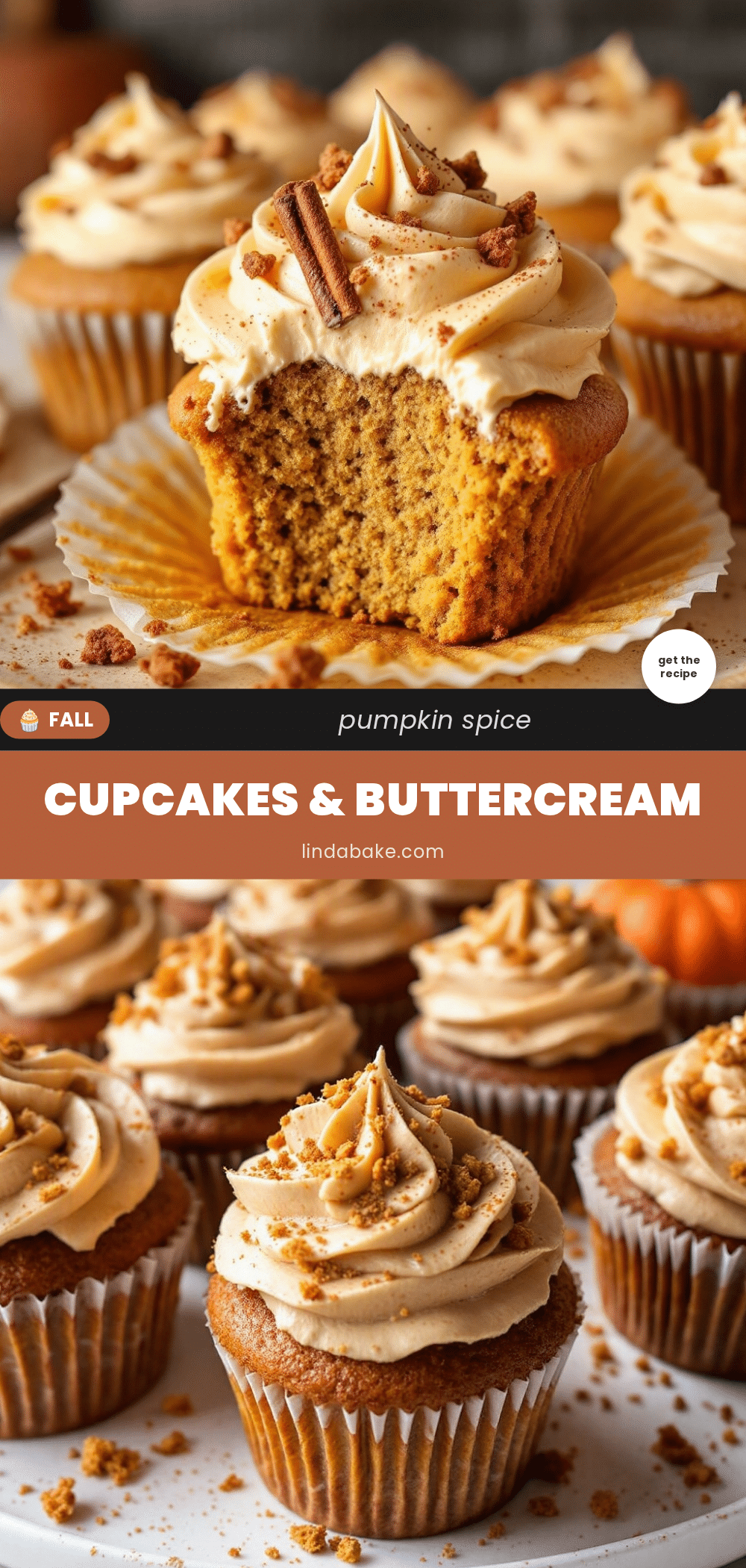 pumpkin chai latte cupcakes recipe