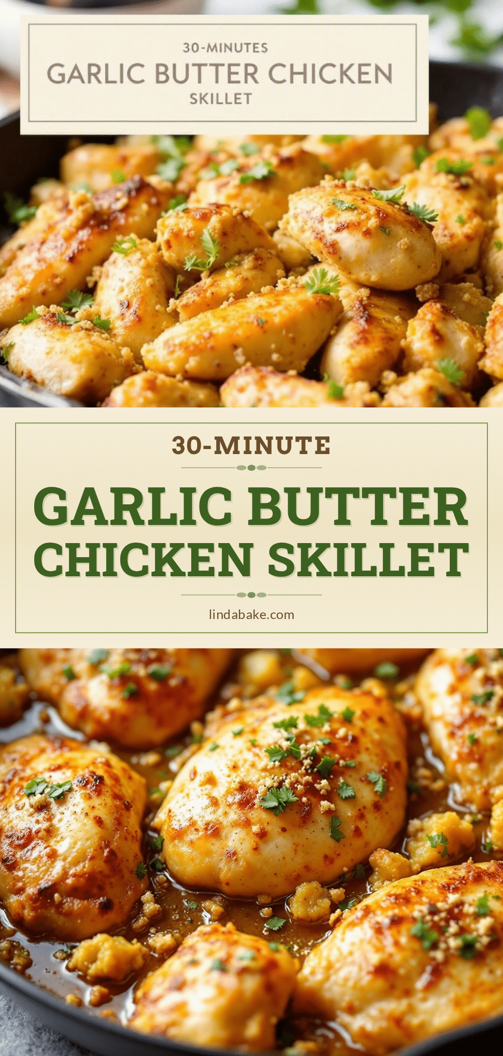 quick garlic butter chicken skillet recipe