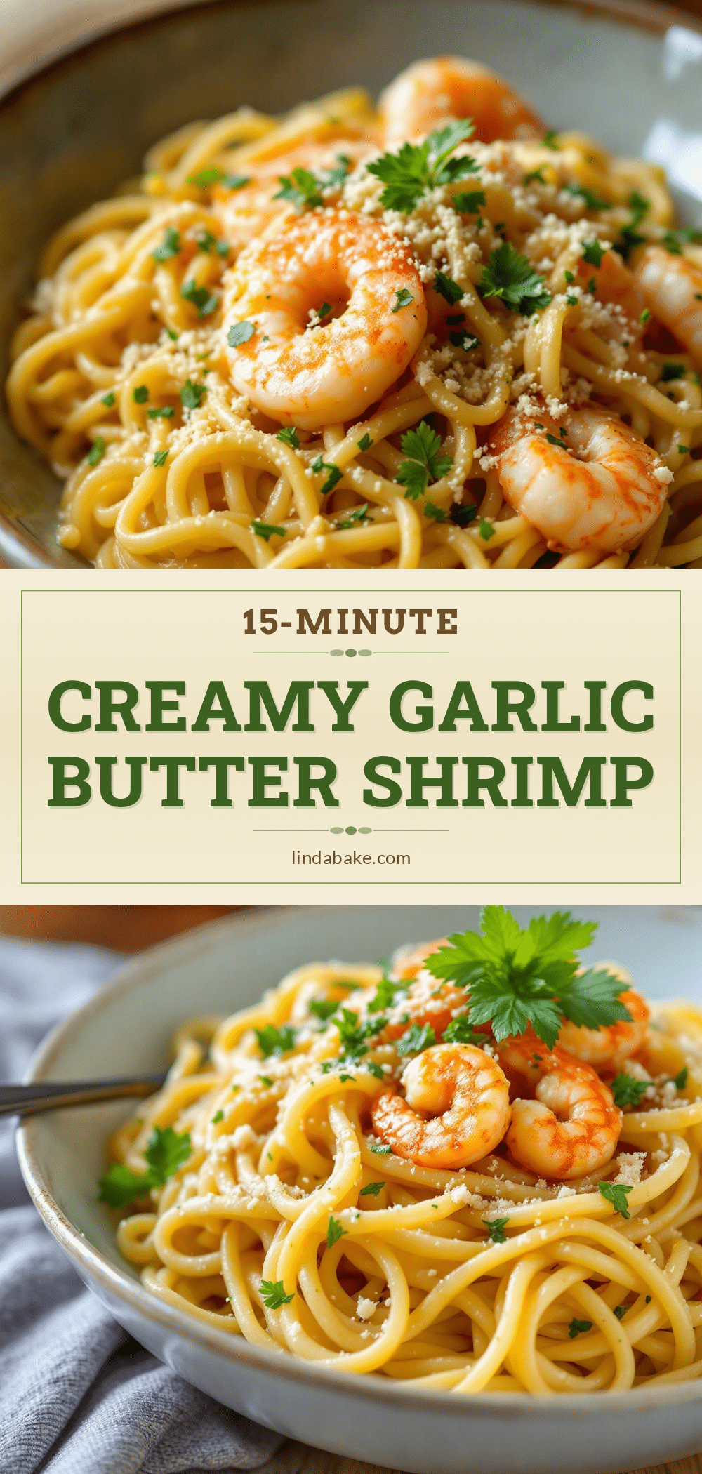 quick garlic butter shrimp pasta recipe