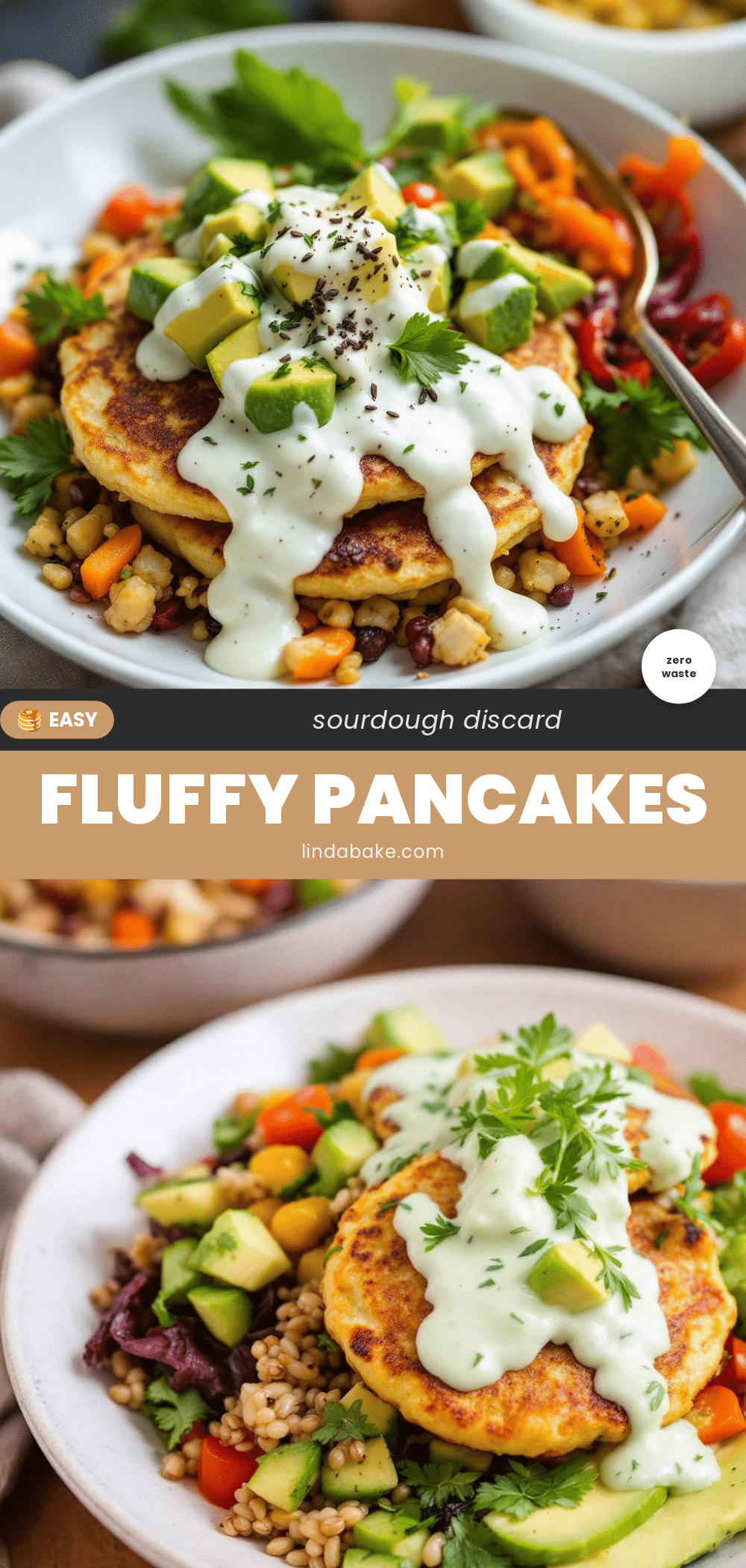 sourdough starter discard pancakes recipe