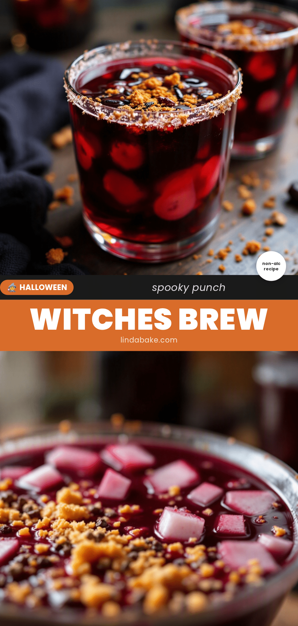 Spooky Witches Brew Halloween Punch recipe