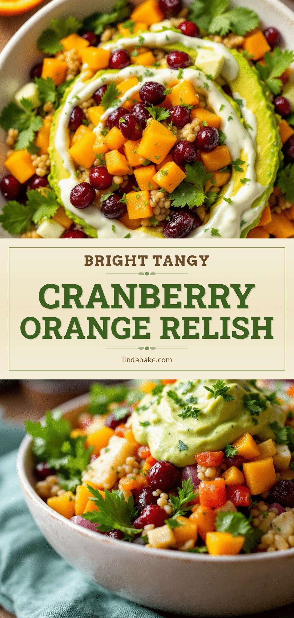 Tangy Make-Ahead Cranberry Orange Relish recipe