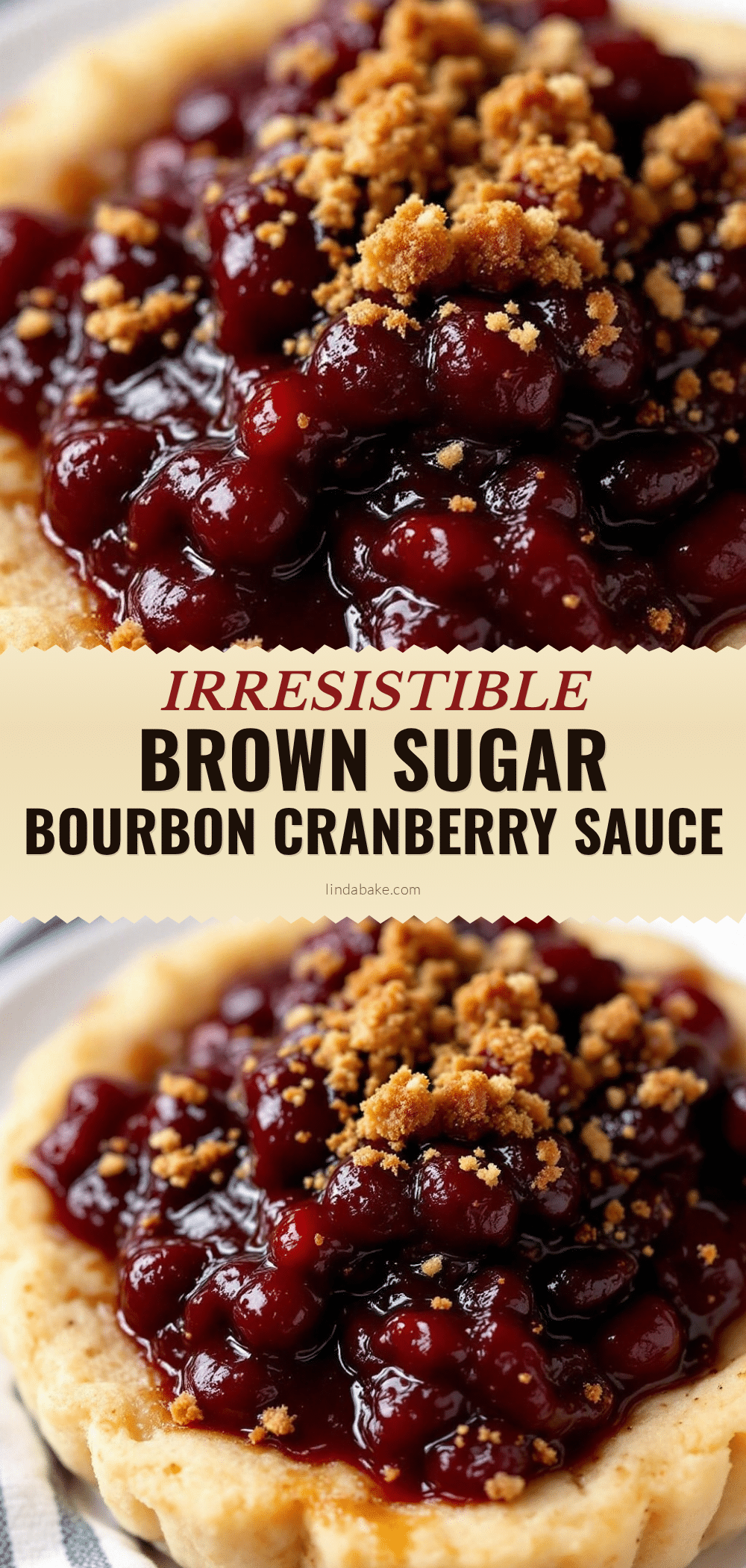 brown sugar bourbon cranberry sauce recipe