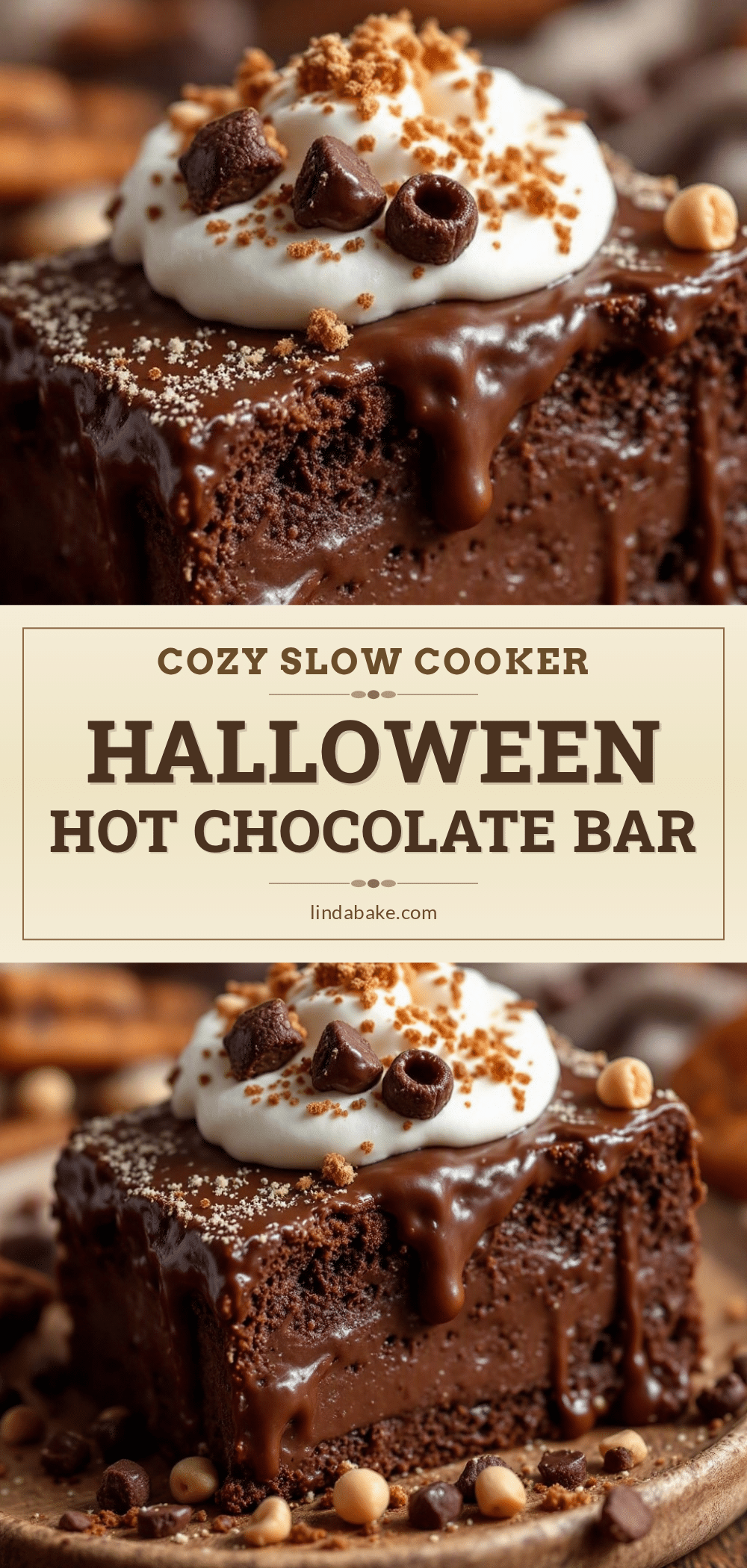Cozy Slow Cooker Halloween Hot Chocolate Bar recipe