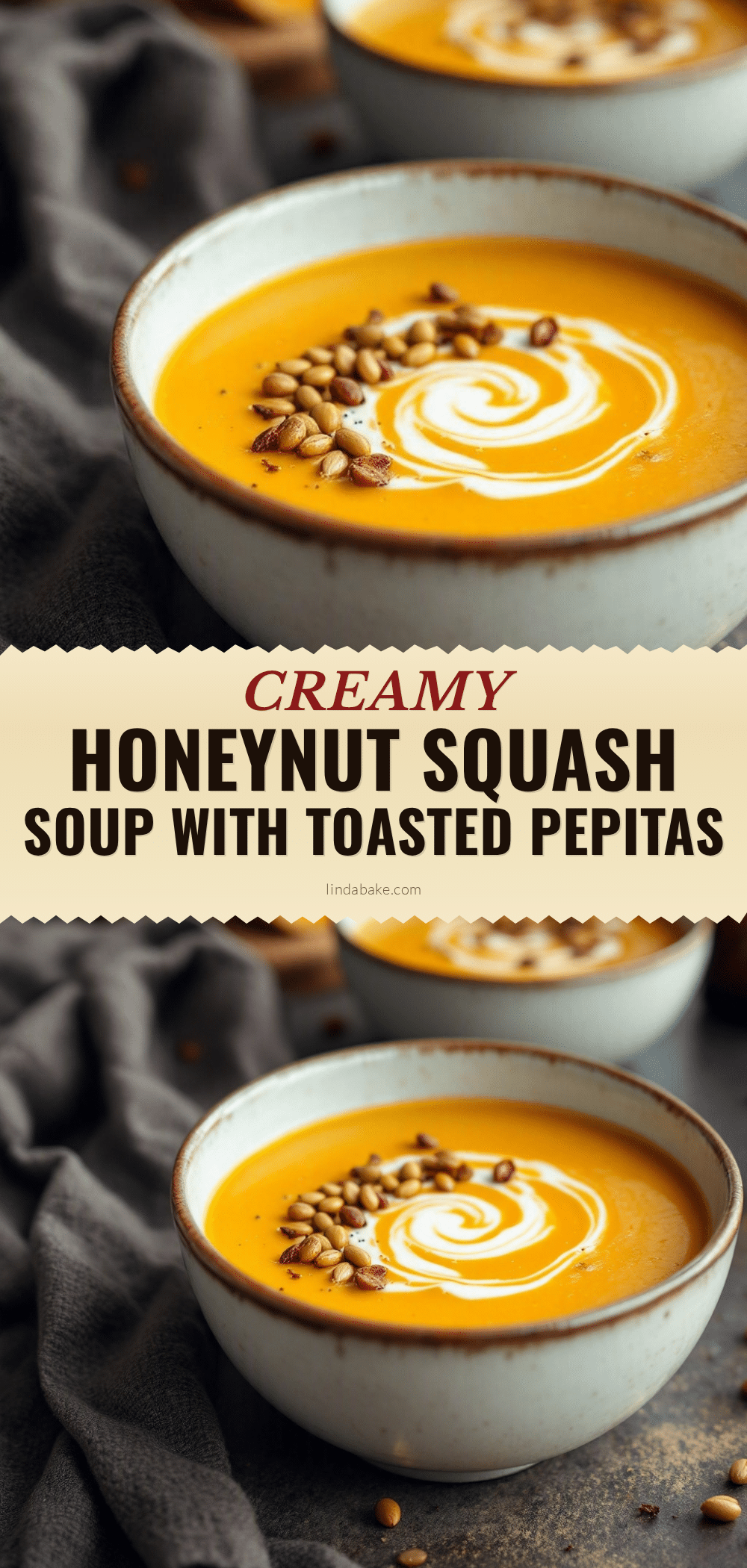creamy honeynut squash soup recipe