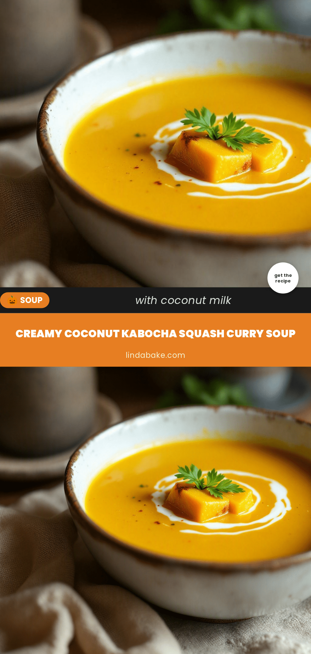 creamy kabocha squash curry soup recipe