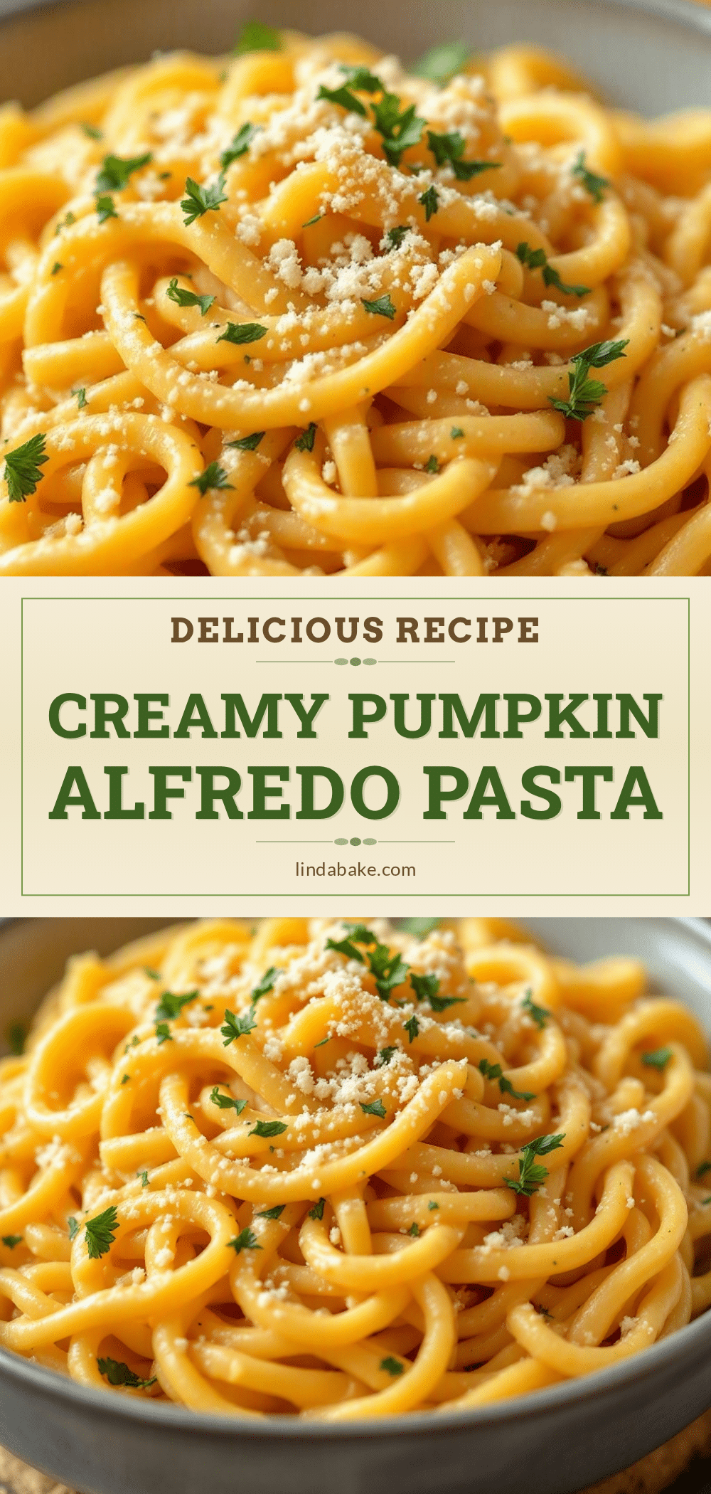 creamy pumpkin alfredo pasta recipe