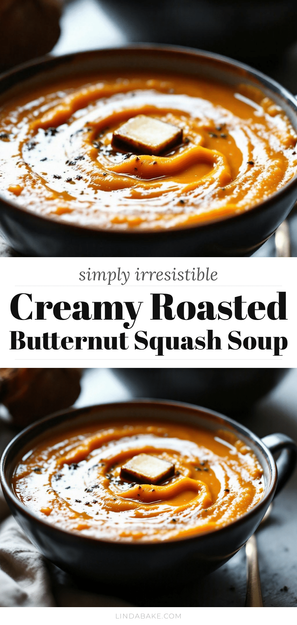 creamy roasted butternut squash soup recipe