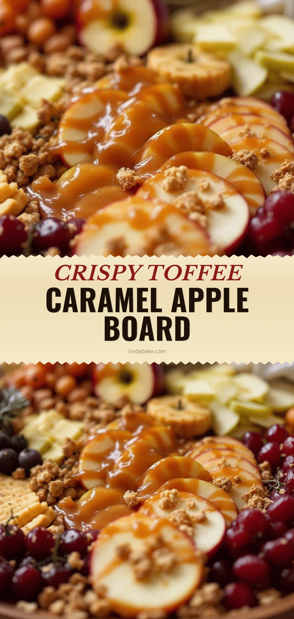 crispy caramel apple charcuterie board recipe