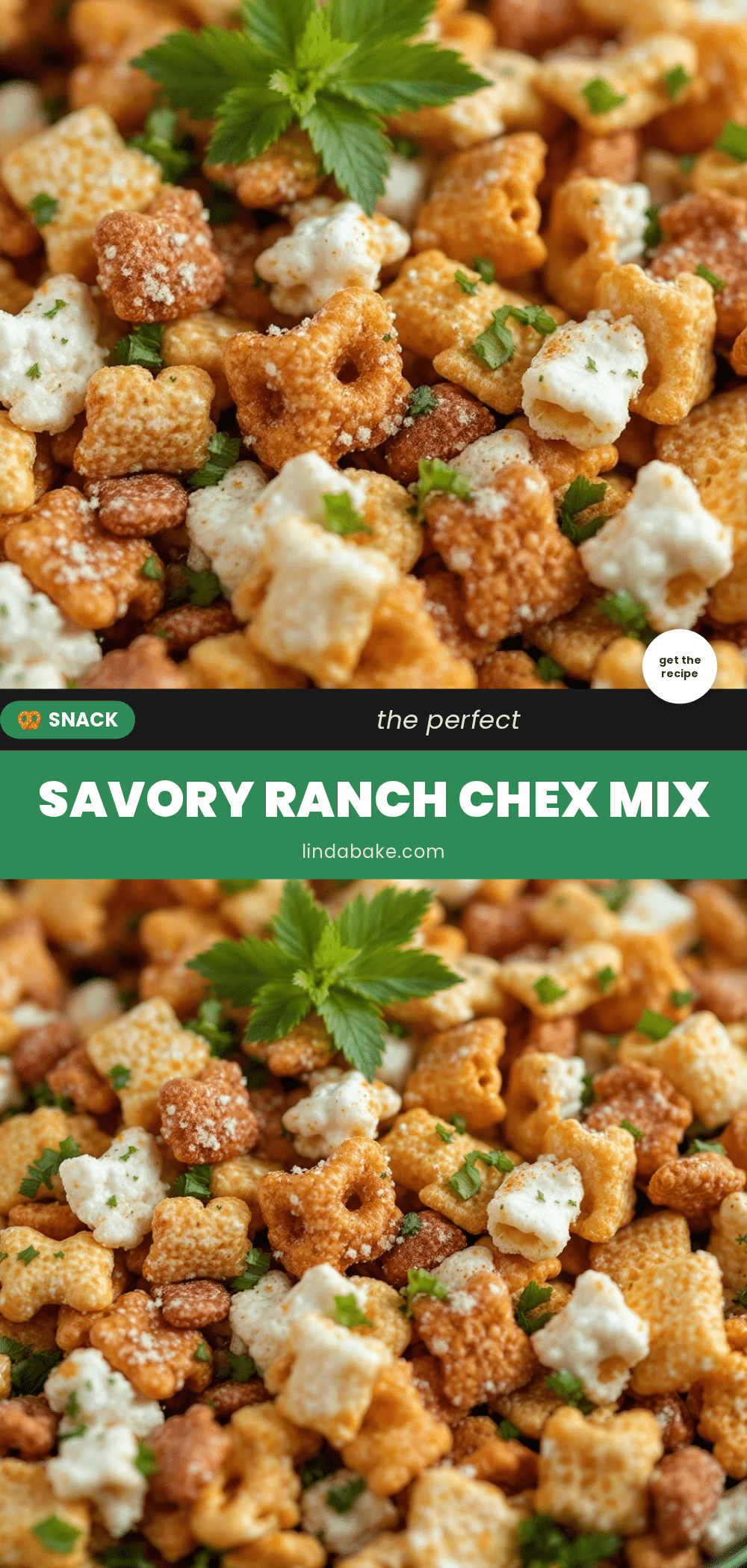 crispy savory ranch chex mix recipe