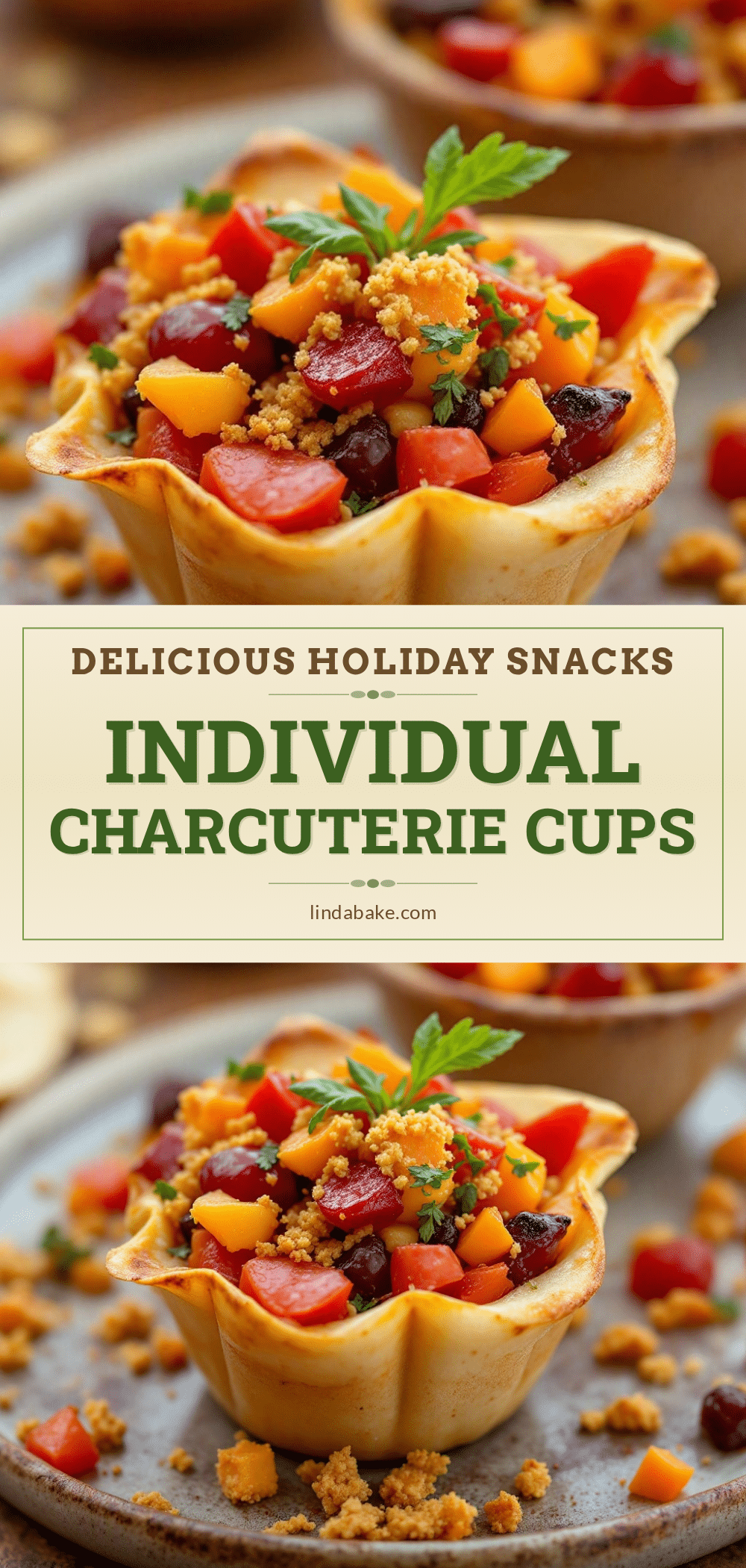 easy individual thanksgiving charcuterie cups recipe