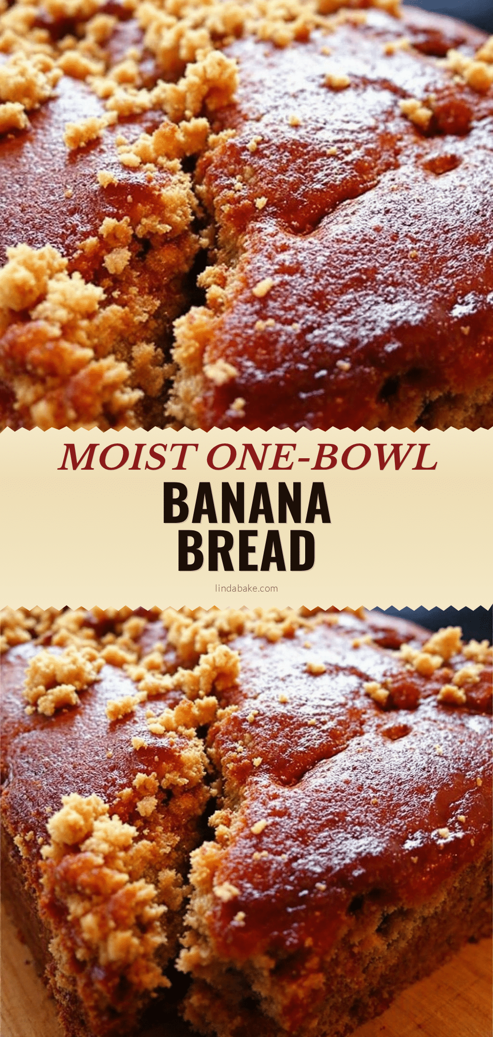 easy one-bowl banana bread recipe