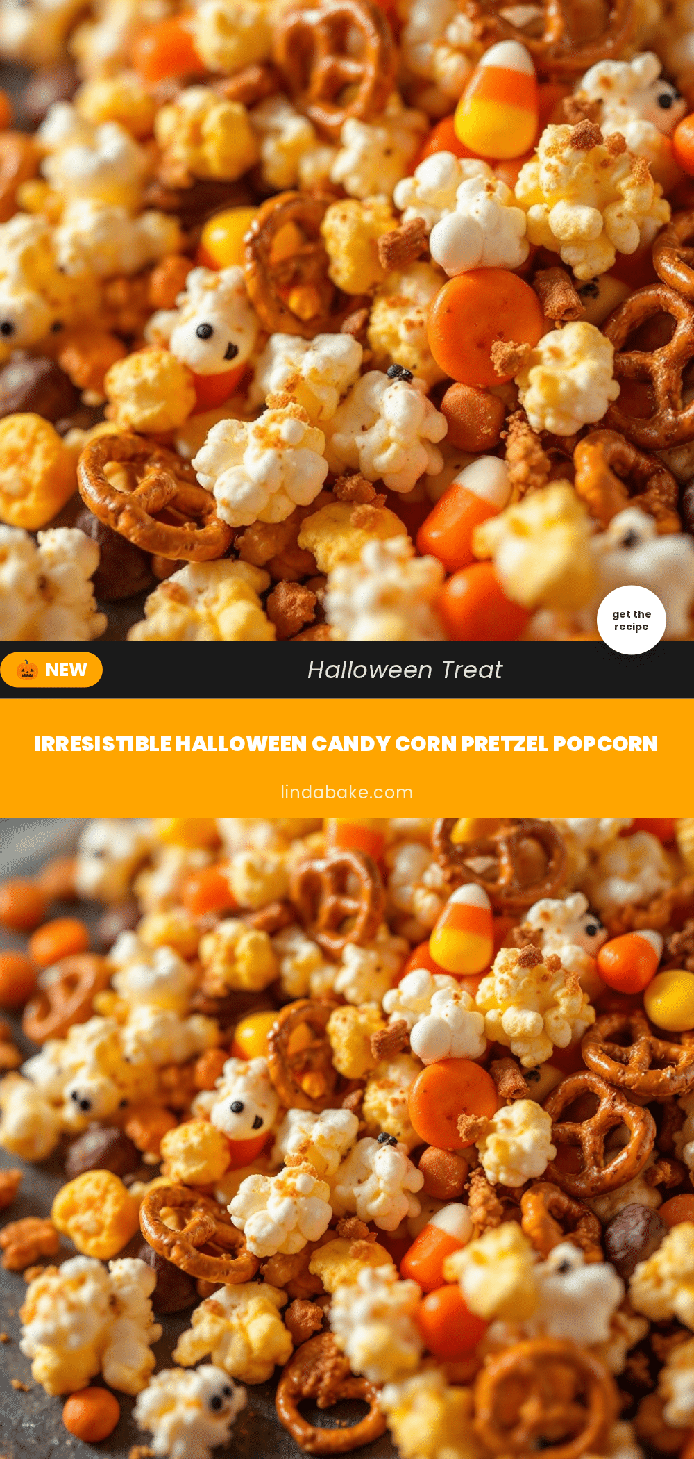 Halloween Popcorn Mix recipe
