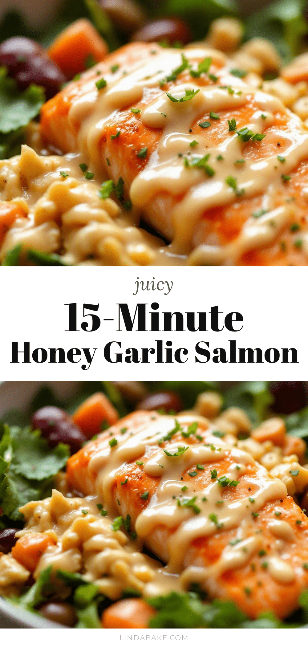 honey garlic salmon recipe