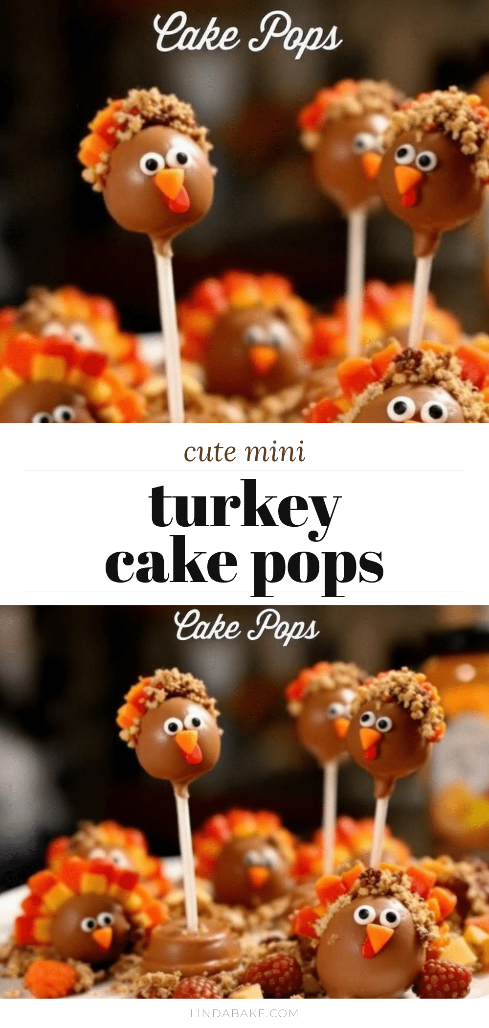 mini turkey cake pops recipe