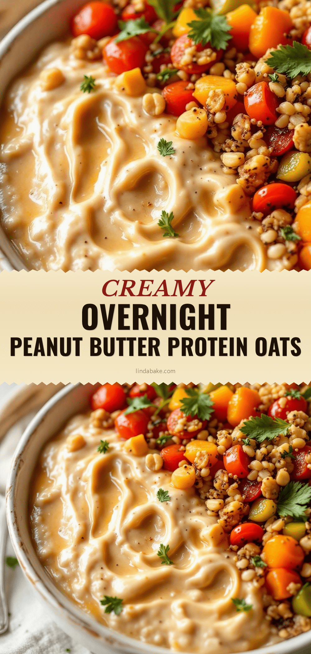 overnight peanut butter protein oats recipe