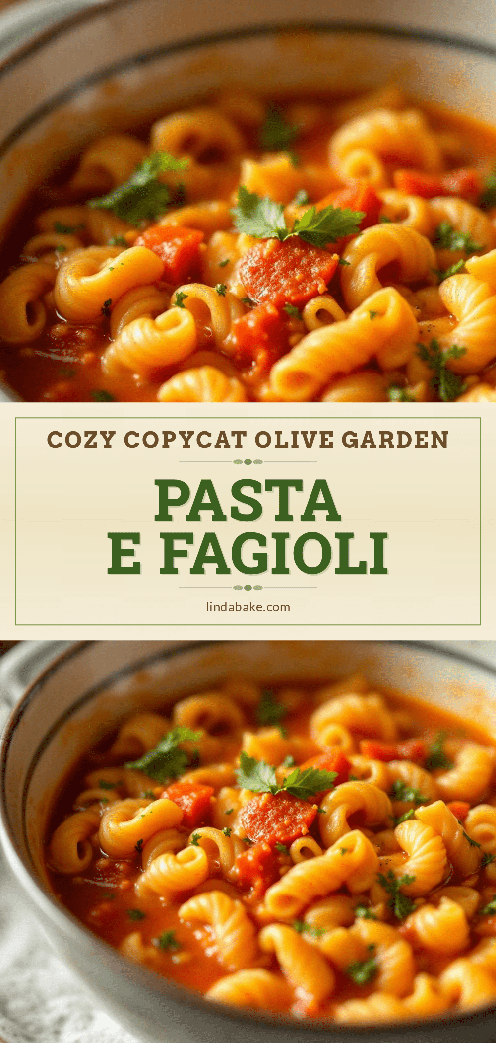 Pasta e Fagioli Soup recipe