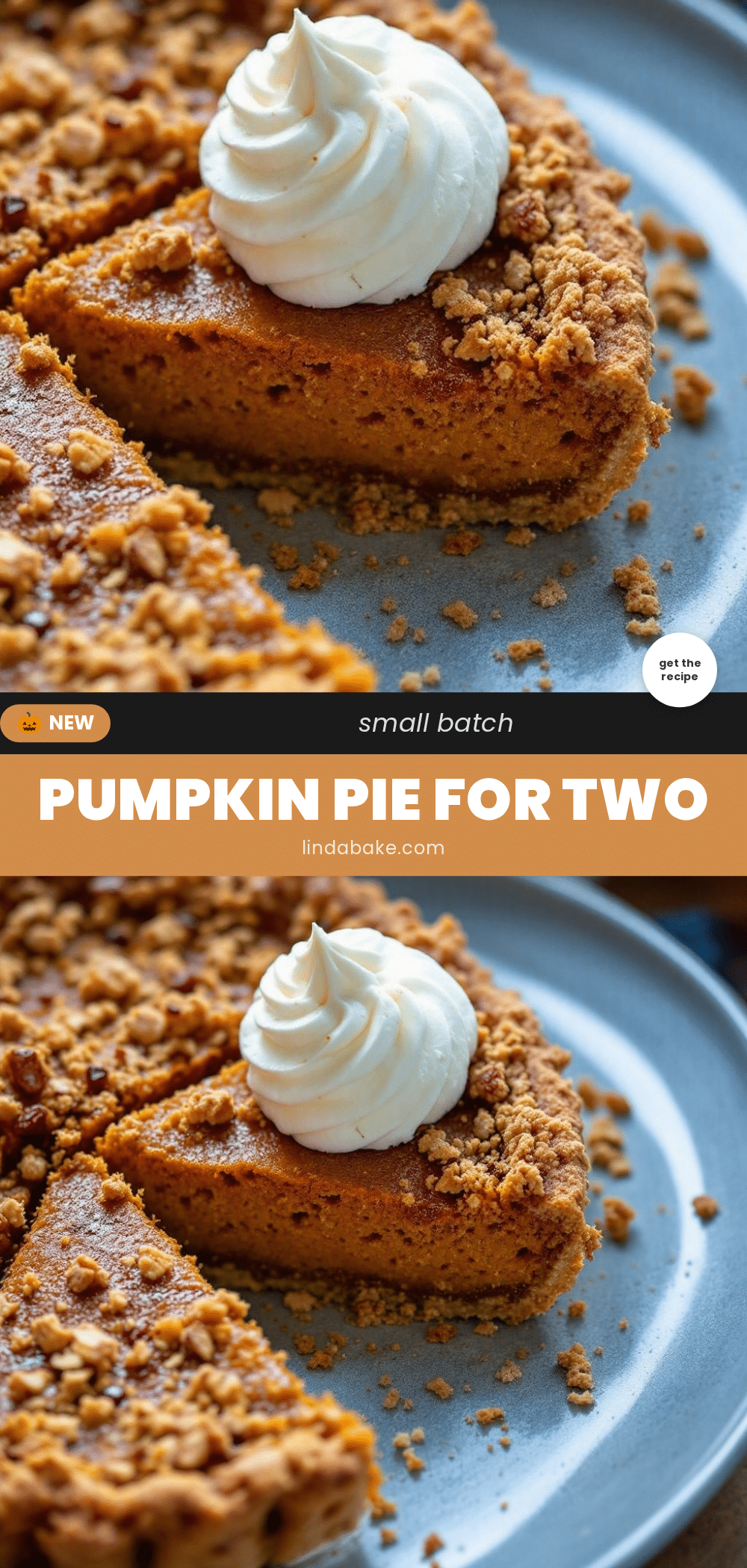 small-batch pumpkin pie for two recipe