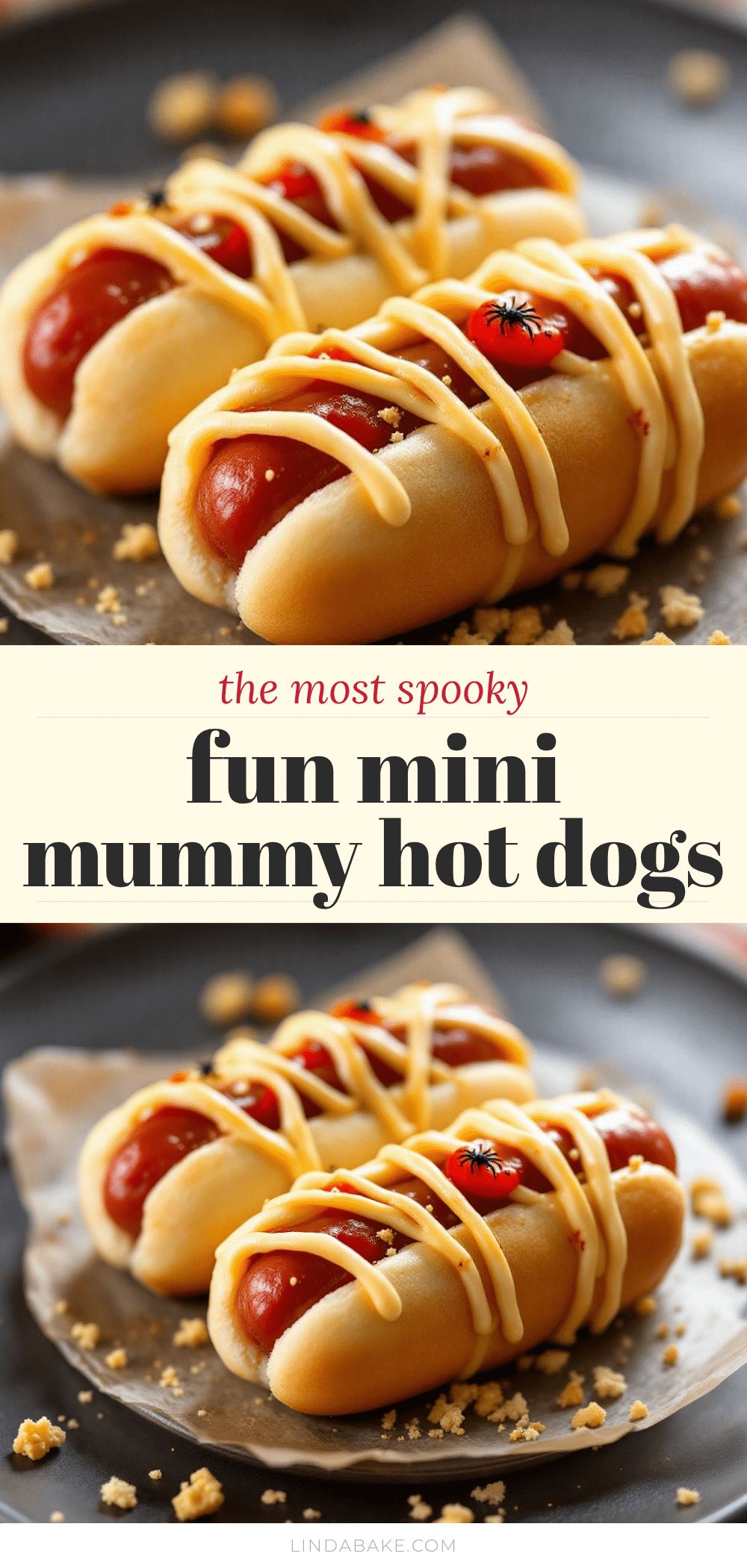 spooky mini mummy hot dogs recipe