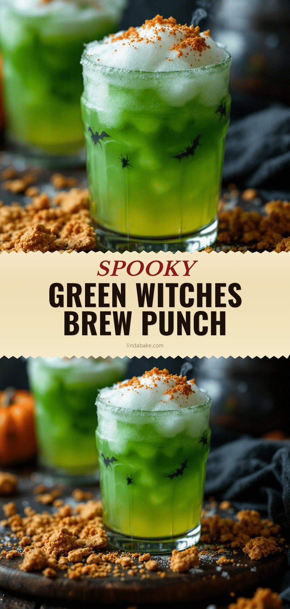 Spooky Witches Brew Green Punch recipe